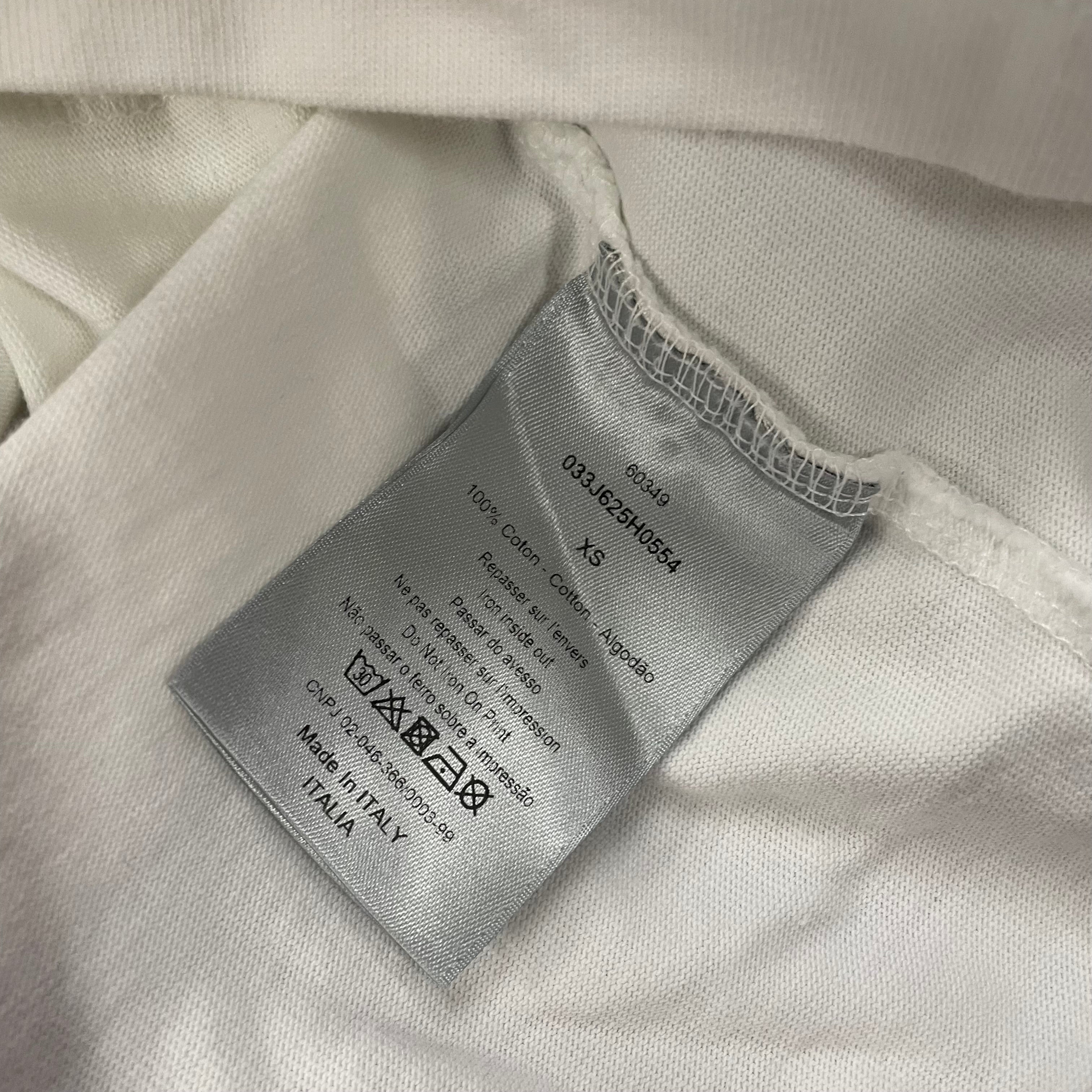 CHRISTIAN DIOR × Shawn Stussy Embroidered Logo T Shirt Pre-Owned XS - Image 3