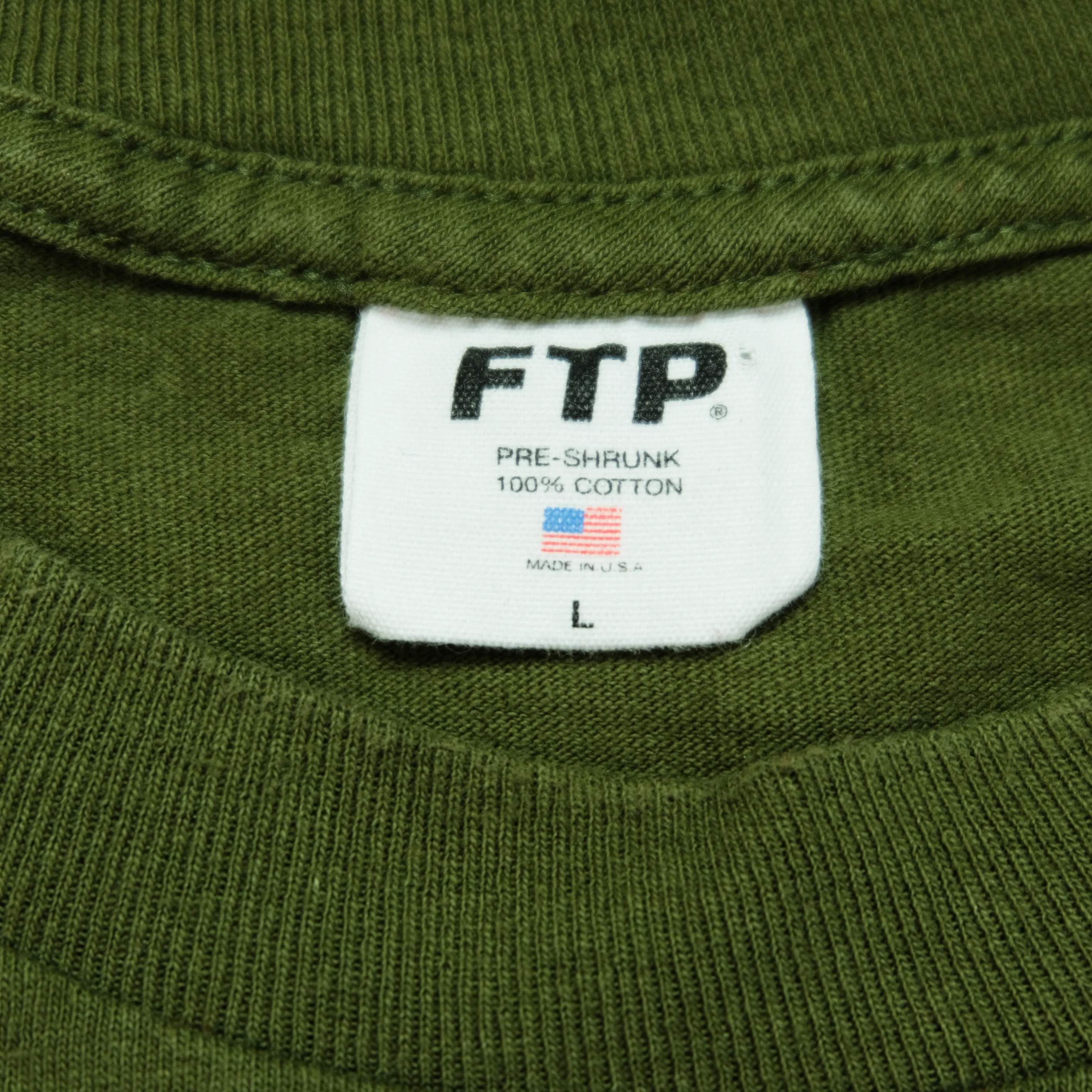 FTP Nothing but a Bunch of Dogs T Shirt Green L - Image 3