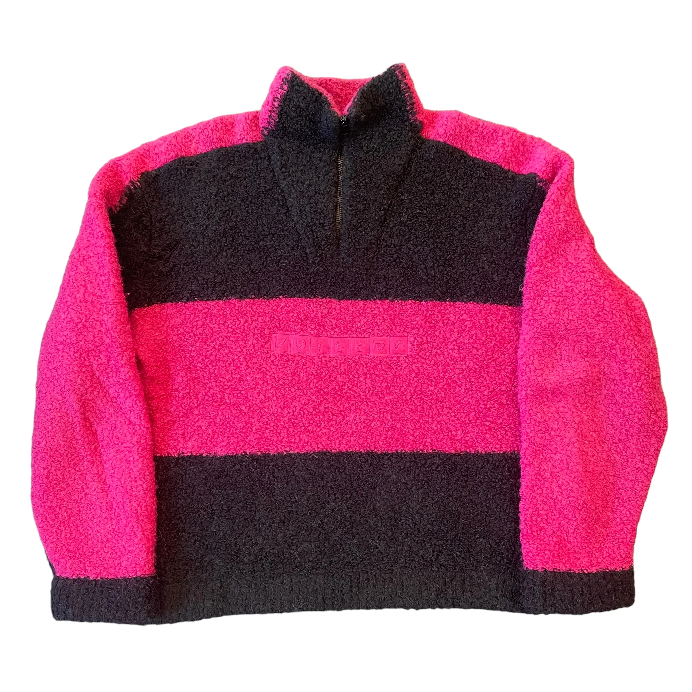 LOUIS VUITTON Half Zip Fleece Oversized Jumper Jacket AW 2019 Pre-Owned