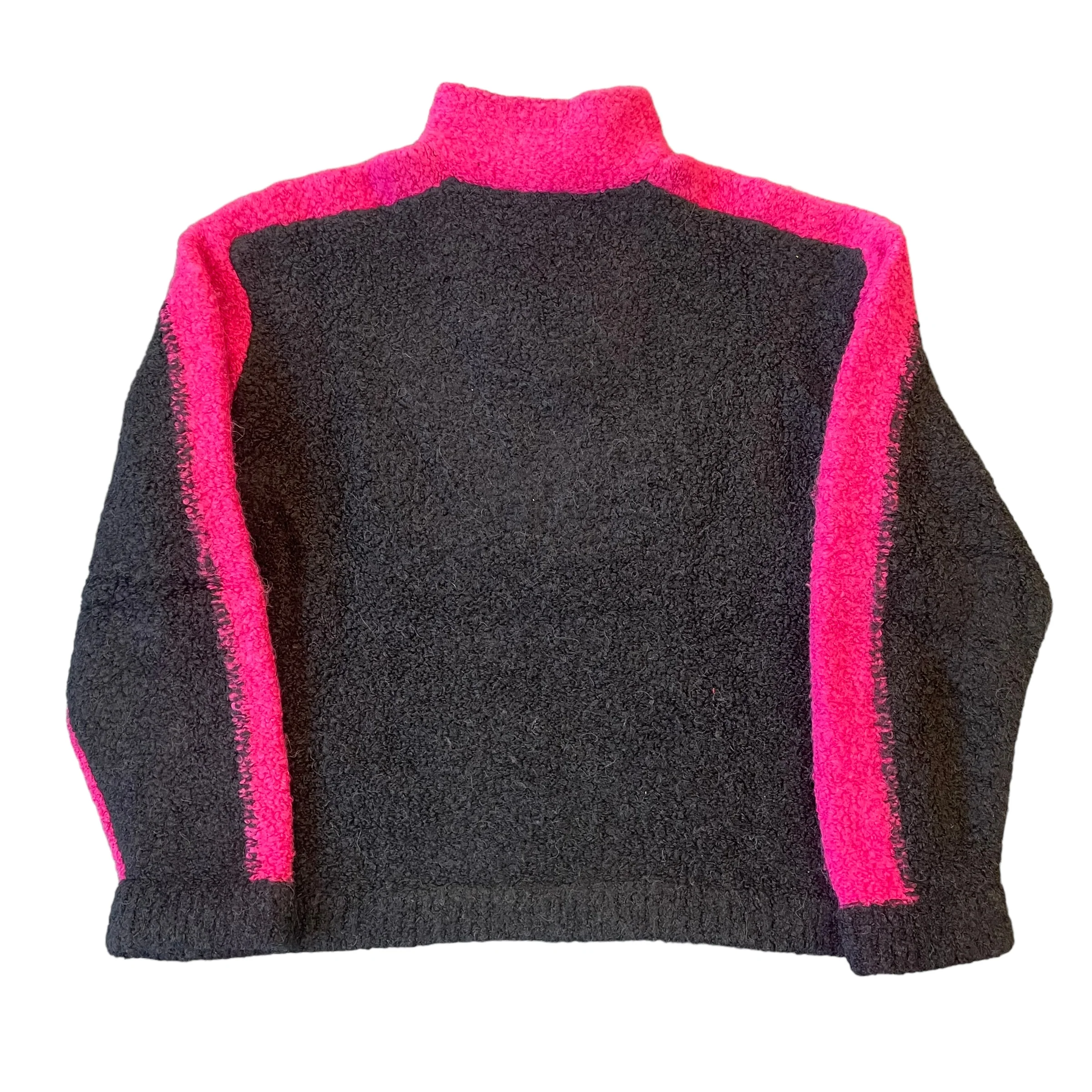 LOUIS VUITTON Half Zip Fleece Oversized Jumper Jacket AW 2019 Pre-Owned - Image 2