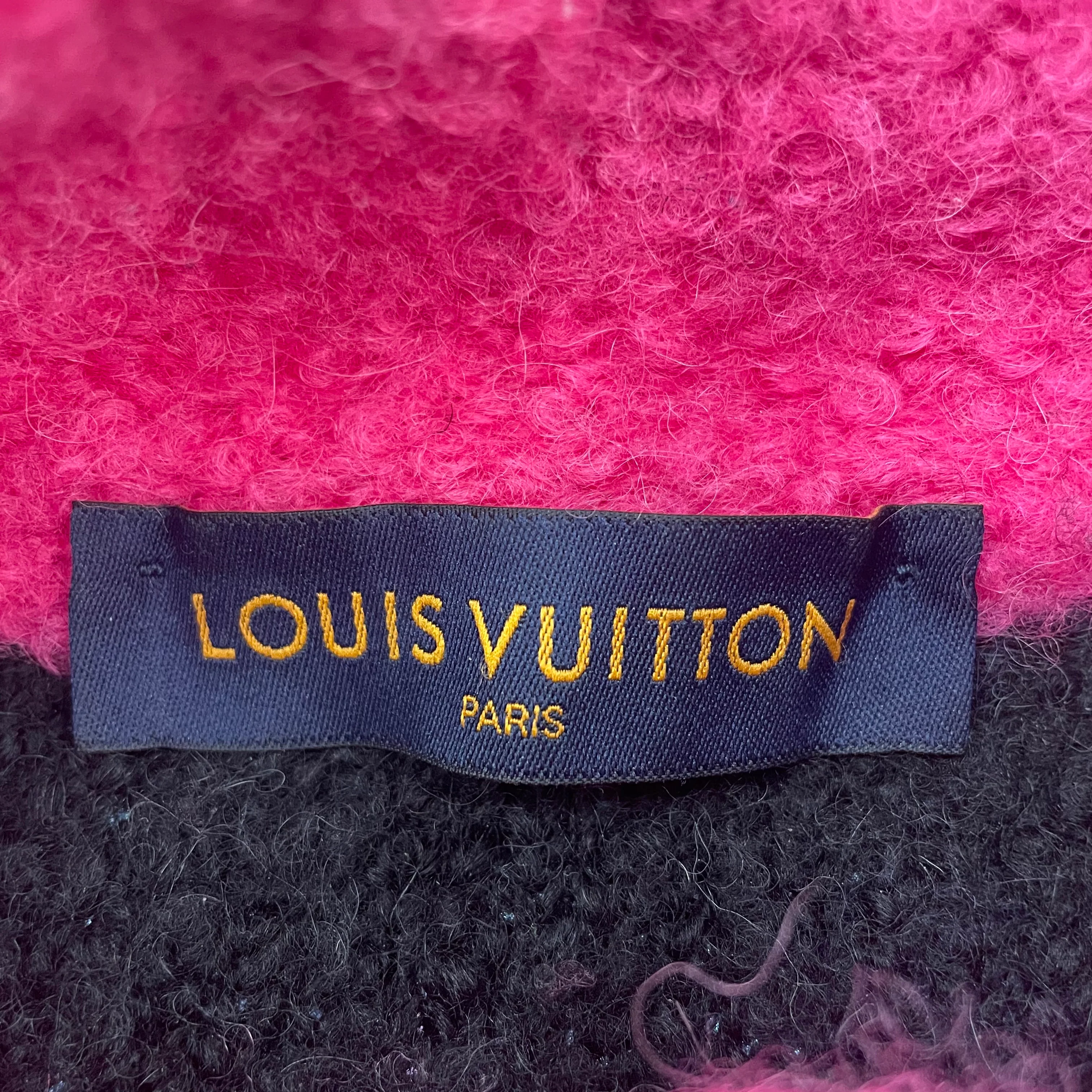 LOUIS VUITTON Half Zip Fleece Oversized Jumper Jacket AW 2019 Pre-Owned - Image 4