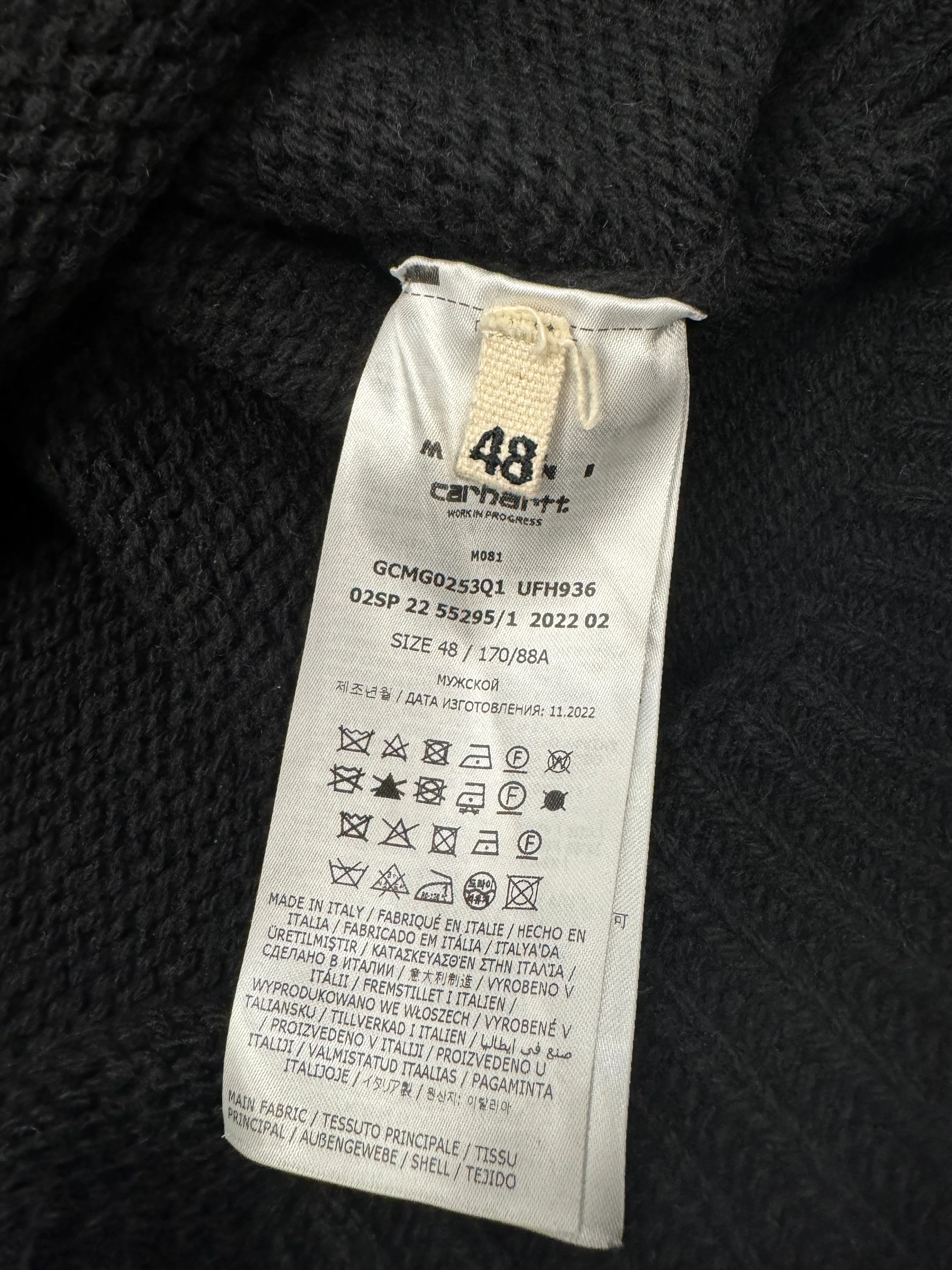 MARNI X CARHARTT Logo Intarsia-Knitted Sweater Pre-Owned 48 - Image 3