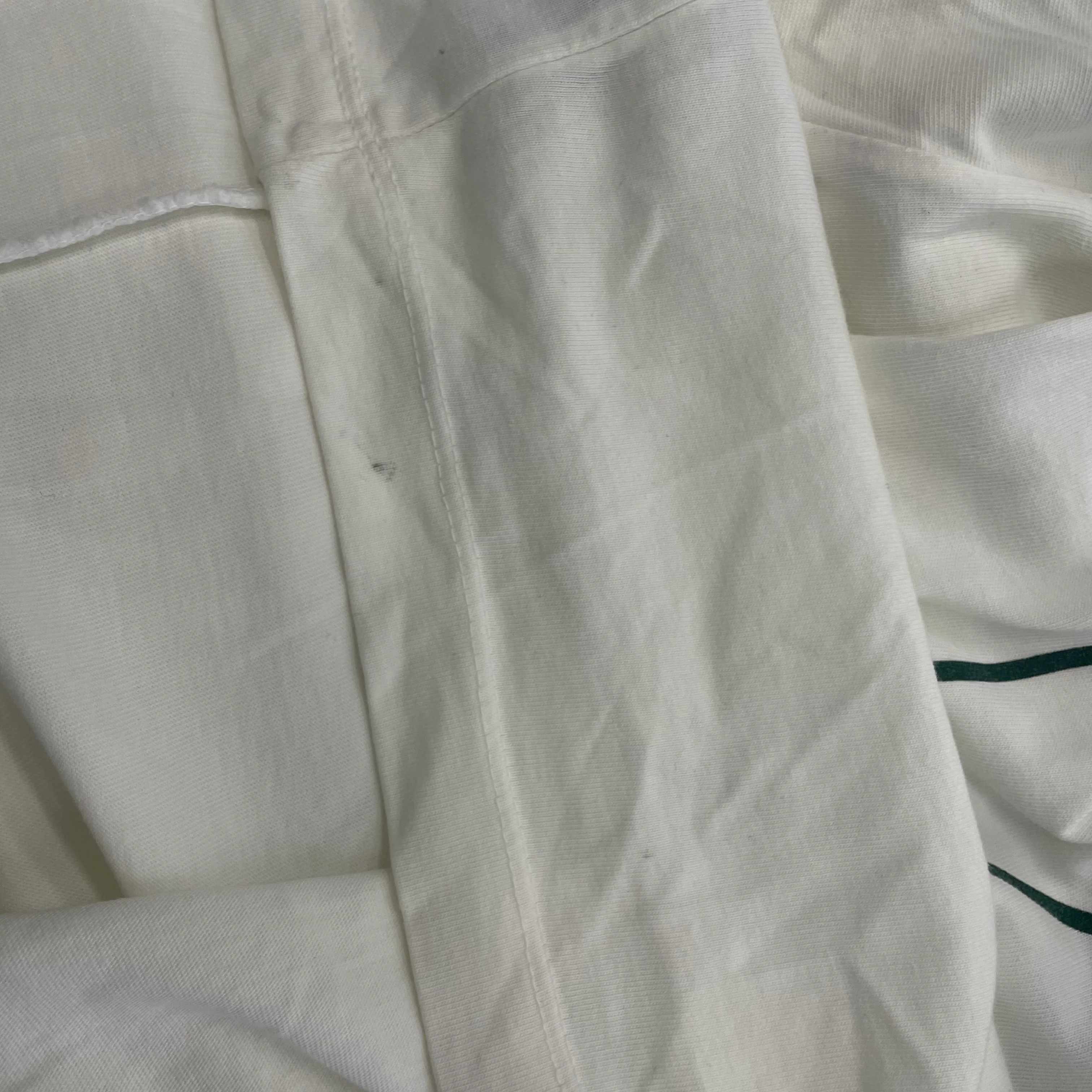 Pre Owned RHUDE Track Logo T Shirt White XXL - Image 5