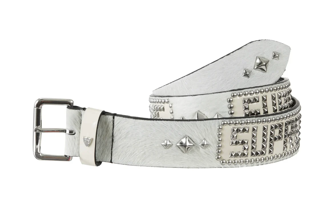New Supreme Hollywood Trading Company Studded Belt Sz L