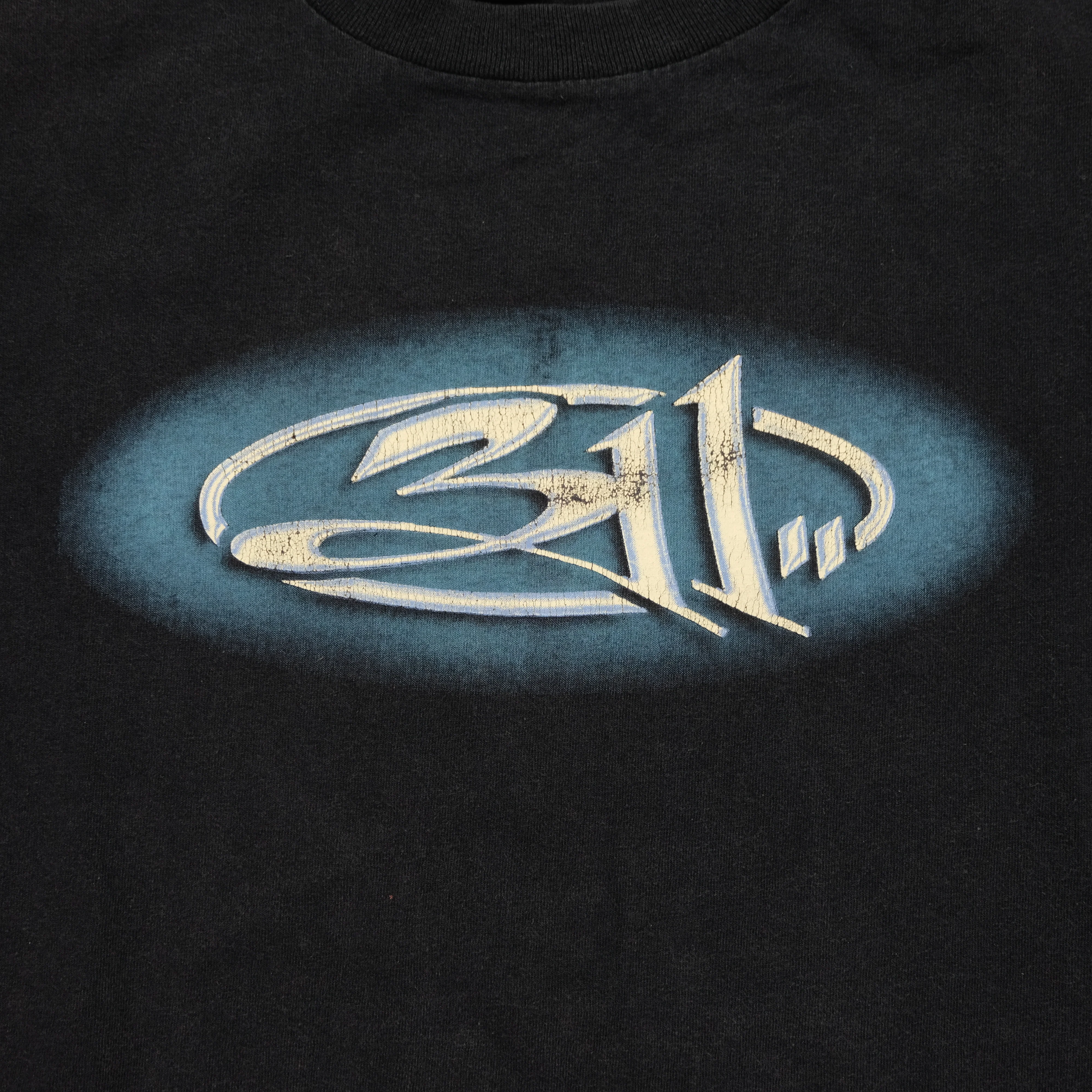Vintage 311 Alien 1995 T Shirt 90s Black XL - Image 3