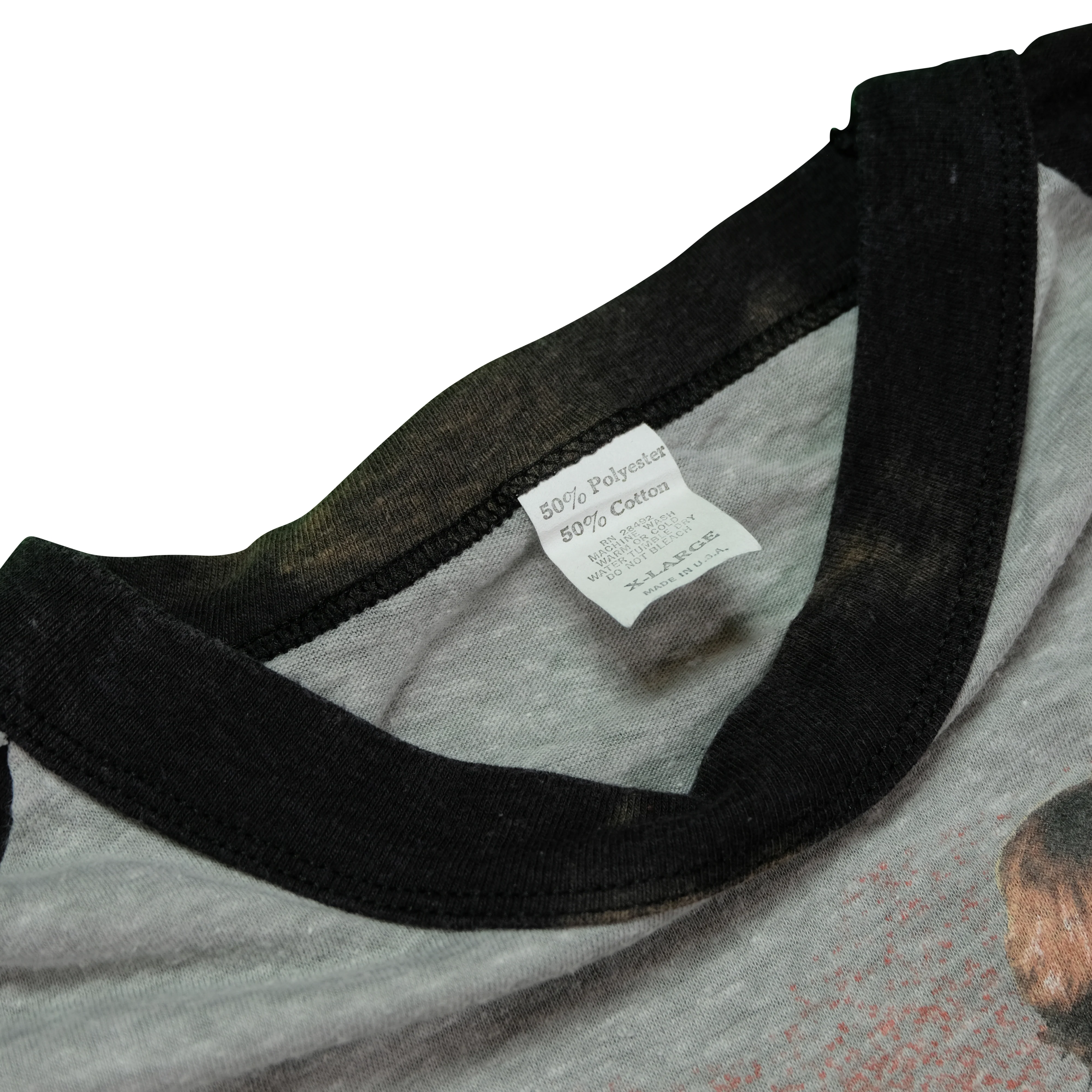 Vintage Aerosmith Back in the Saddle 1984 Tour Raglan T Shirt 80s Gray Black XL - Image 7