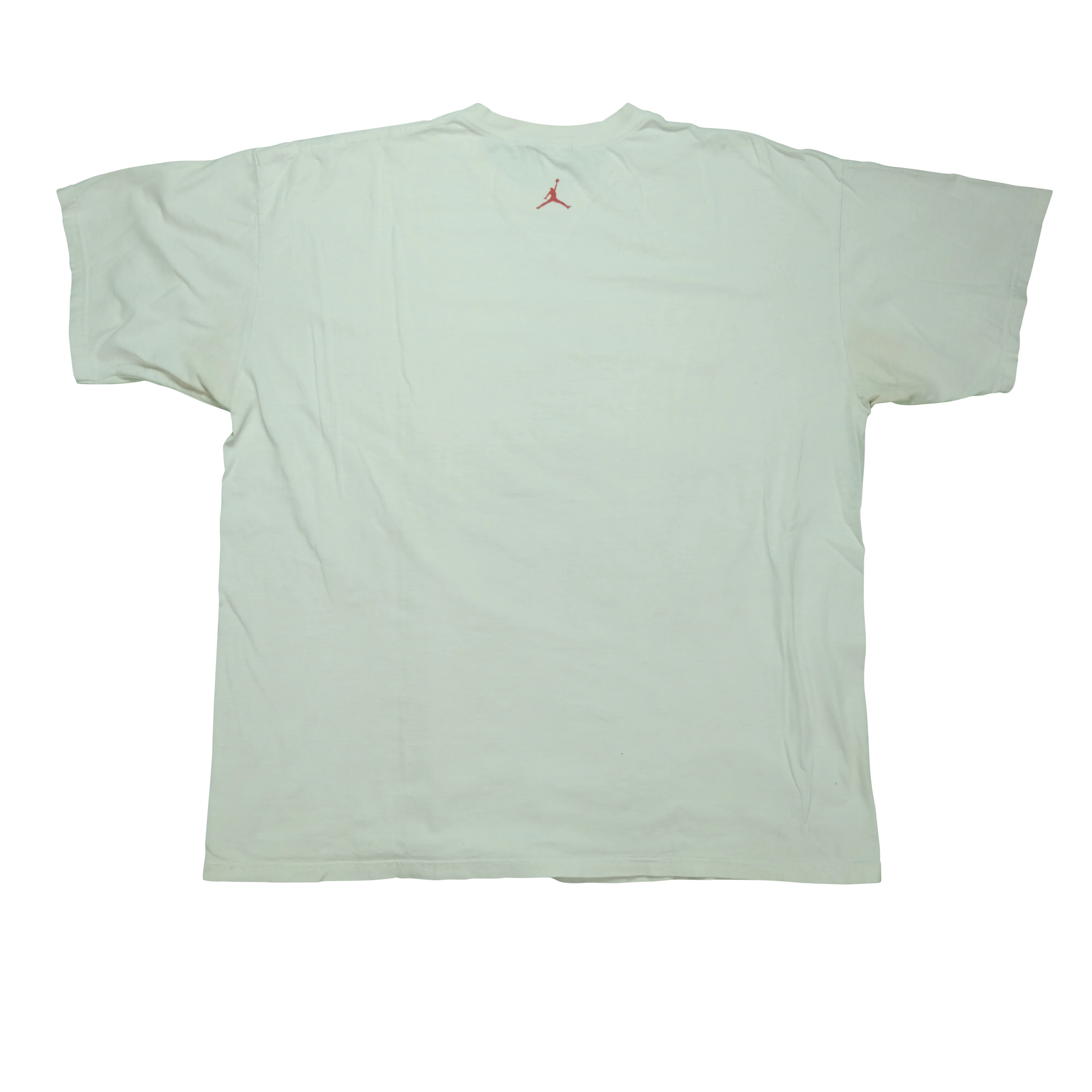 Vintage AIR JORDAN Michael Wings T Shirt 2000s White XL - Image 2