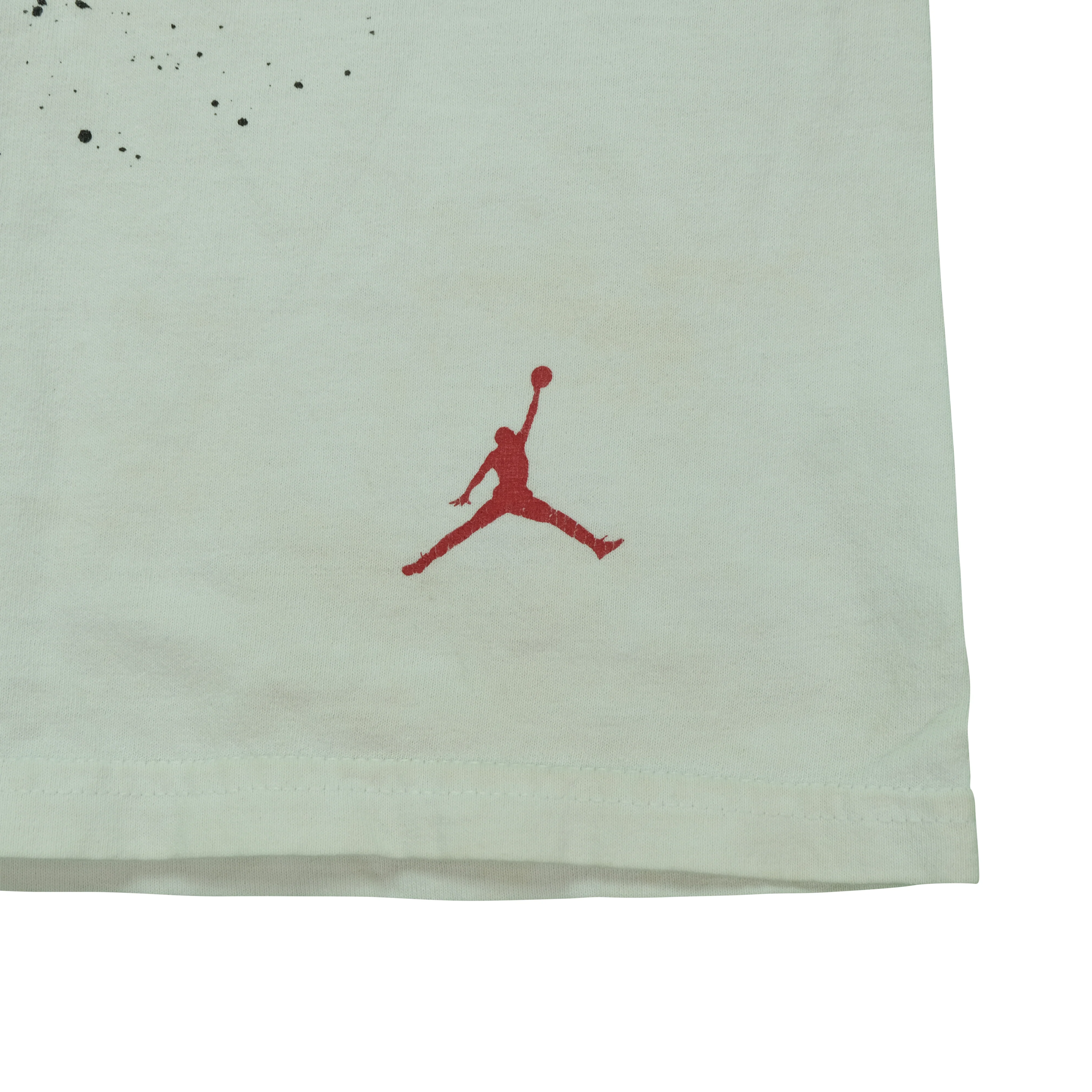Vintage AIR JORDAN Michael Wings T Shirt 2000s White XL - Image 4
