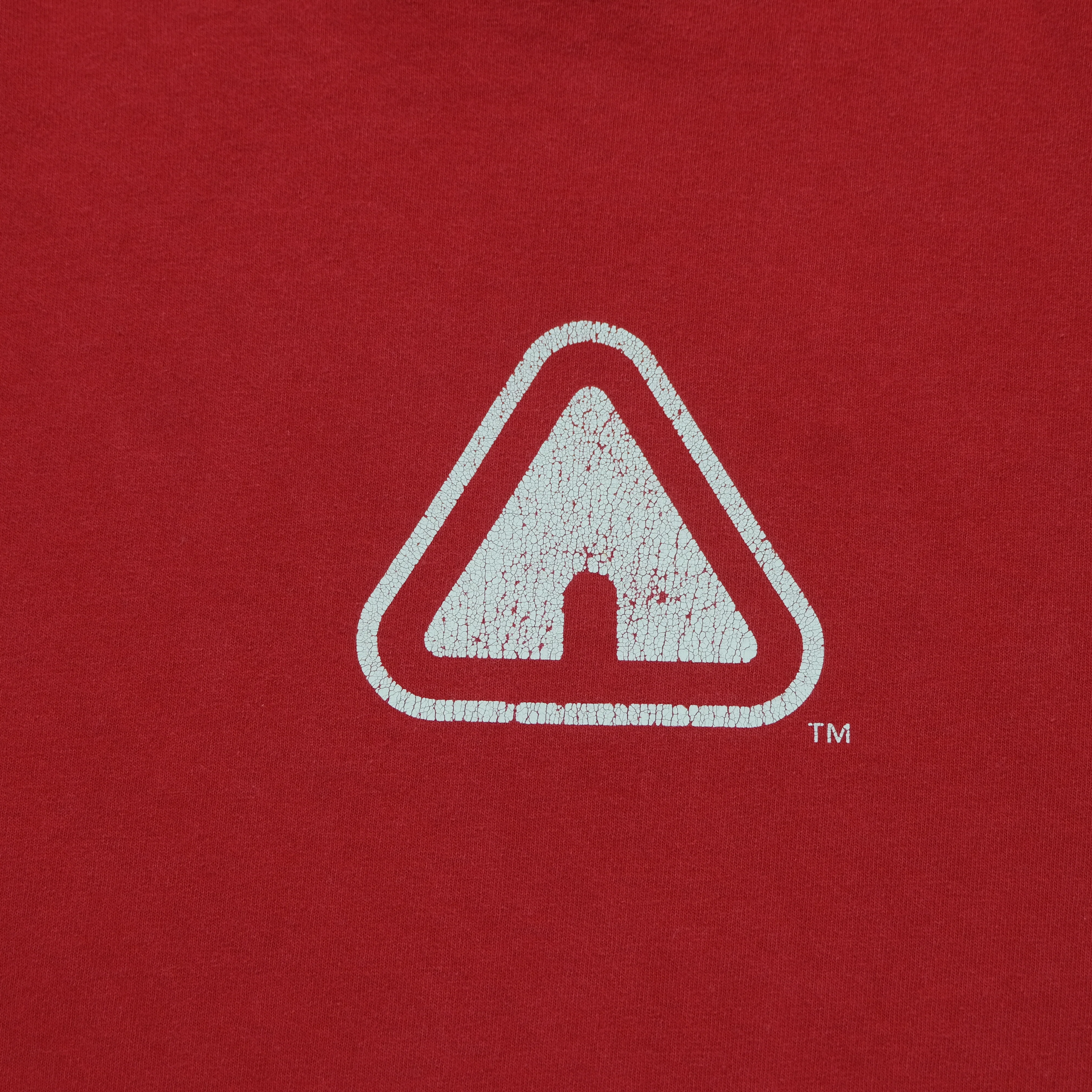 Vintage AIRWALK Skateboarding Spell Out Graphic Long Sleeve T Shirt 90s Red - Image 3