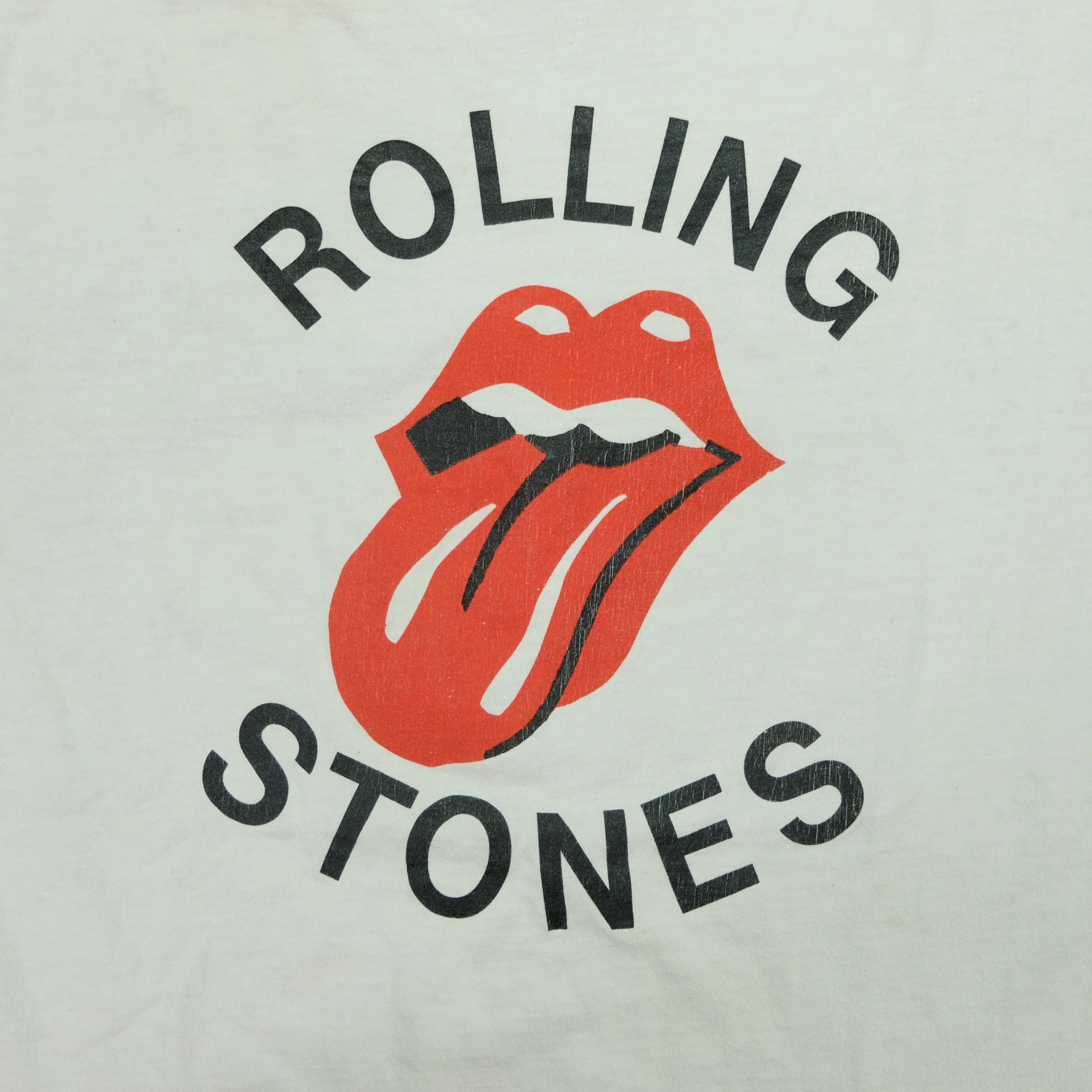 Vintage ALL SPORT The Rolling Stones Let's Get Stoned T Shirt 90s White XL - Image 3