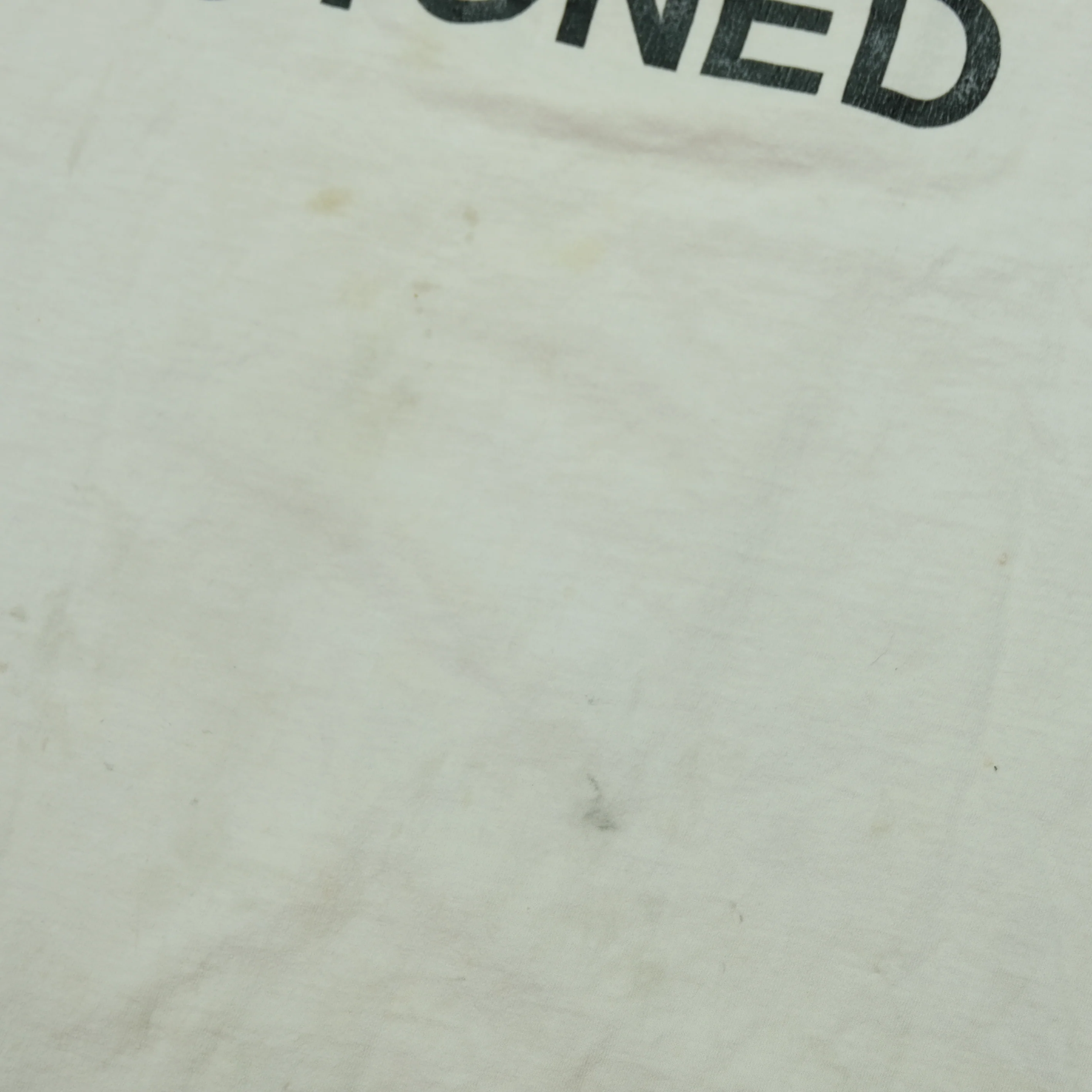 Vintage ALL SPORT The Rolling Stones Let's Get Stoned T Shirt 90s White XL - Image 8