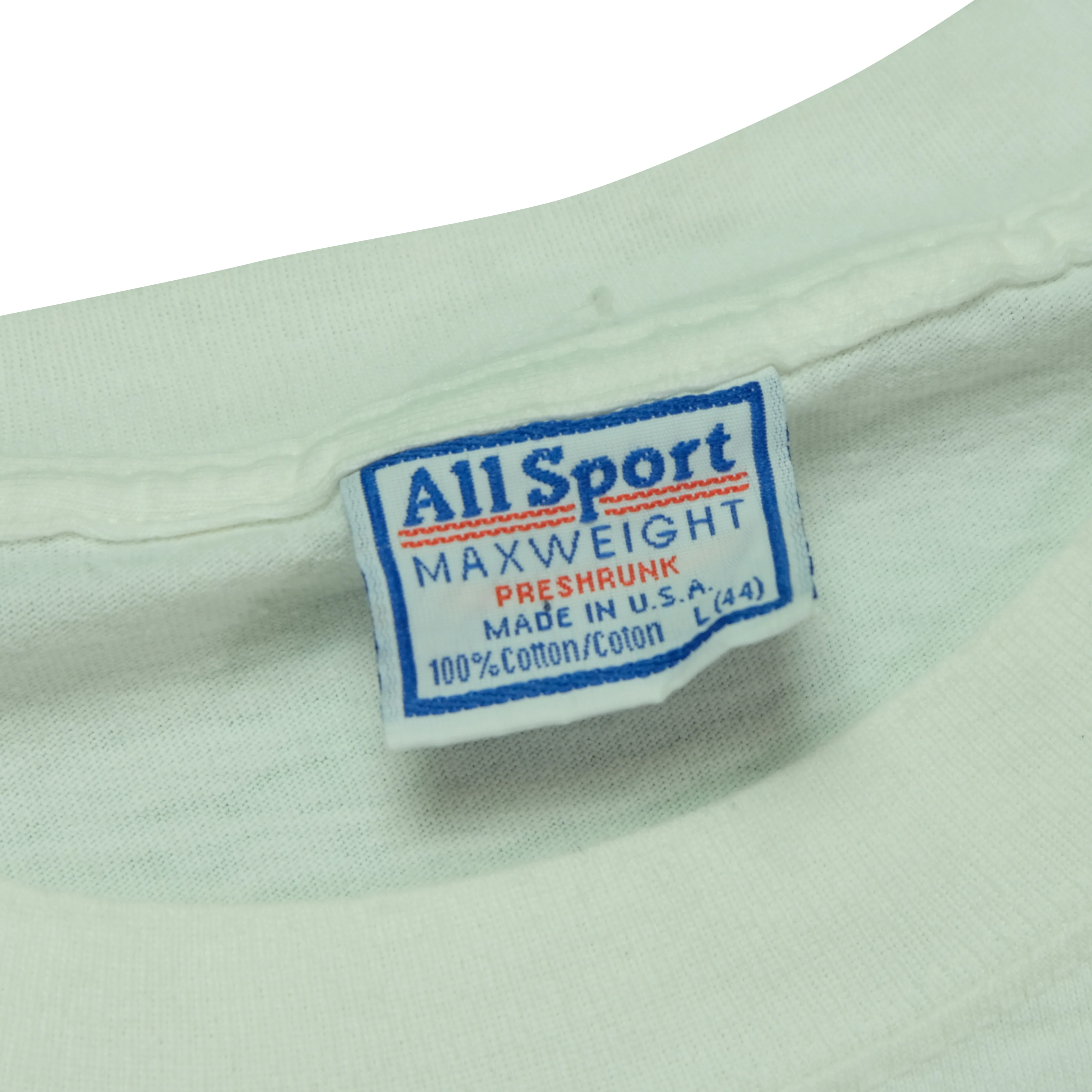 Vintage ALL SPORT Vote Republican Help Only Yourself 1996 T Shirt 90s White L - Image 5