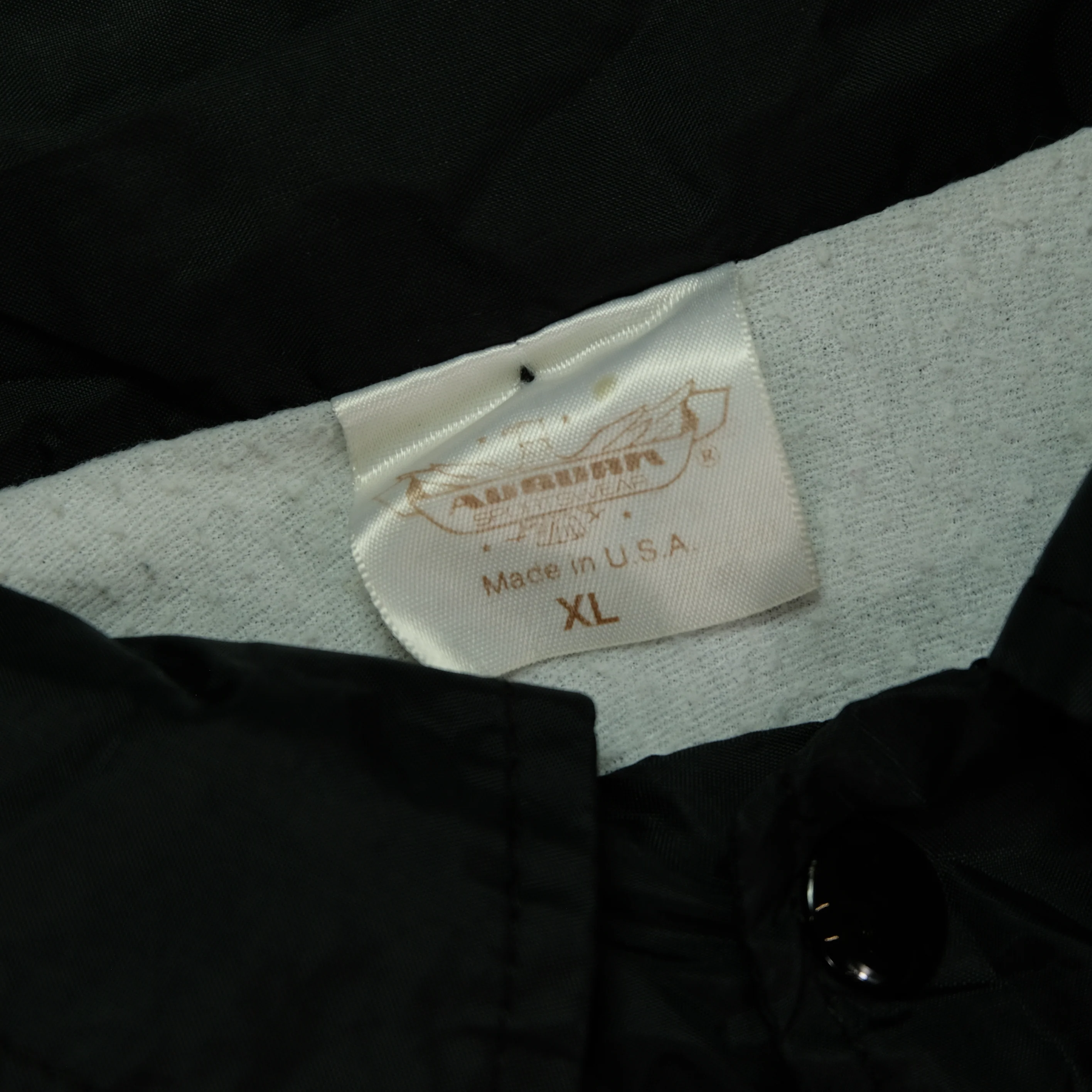 Vintage AUBURN SPORTSWEAR Pennywise Rock Band Coaches Jacket 90s Black XL - Image 4