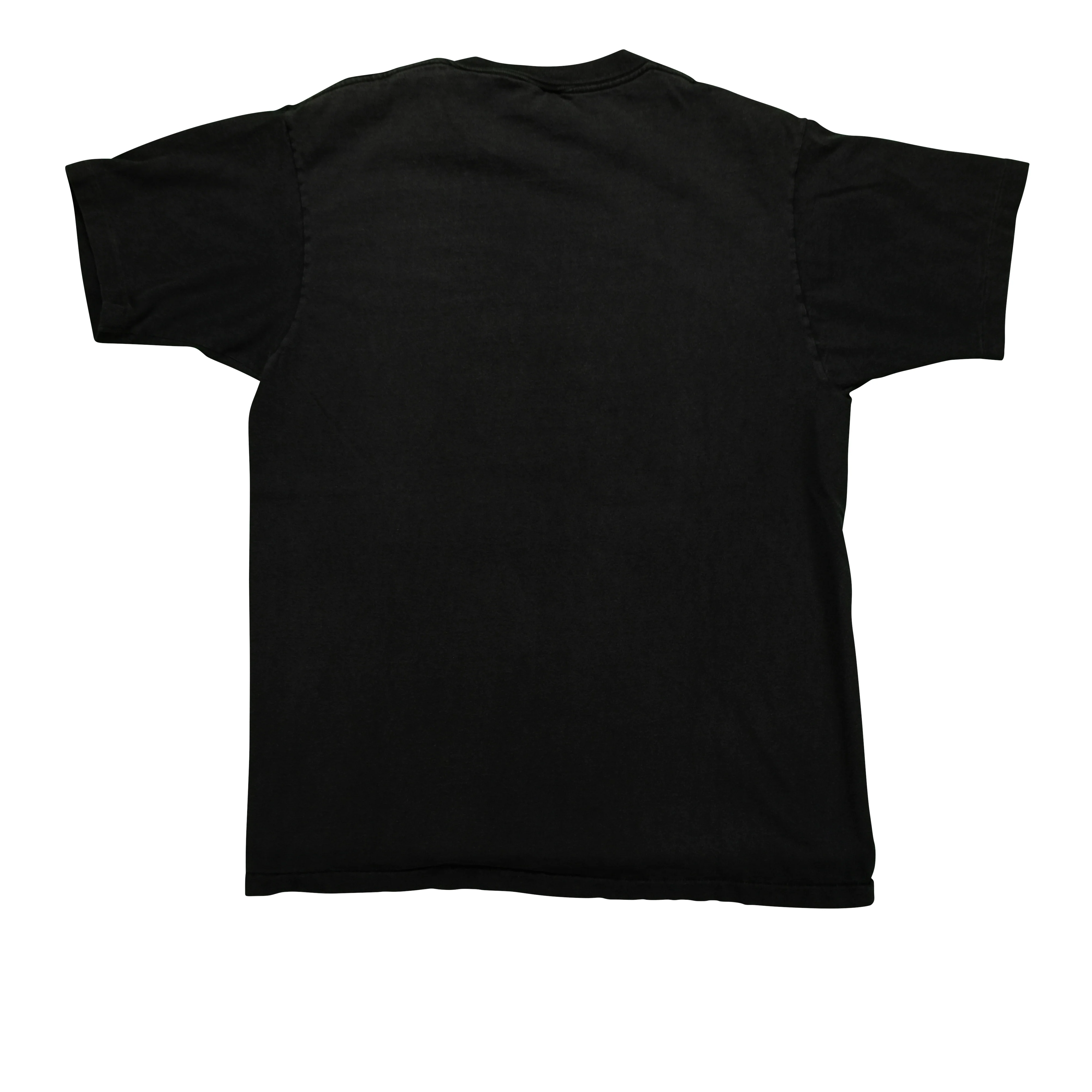 Vintage BANANA REPUBLIC Travel & Safari Clothing Co. Spell Out T Shirt 90s Black XL - Image 2