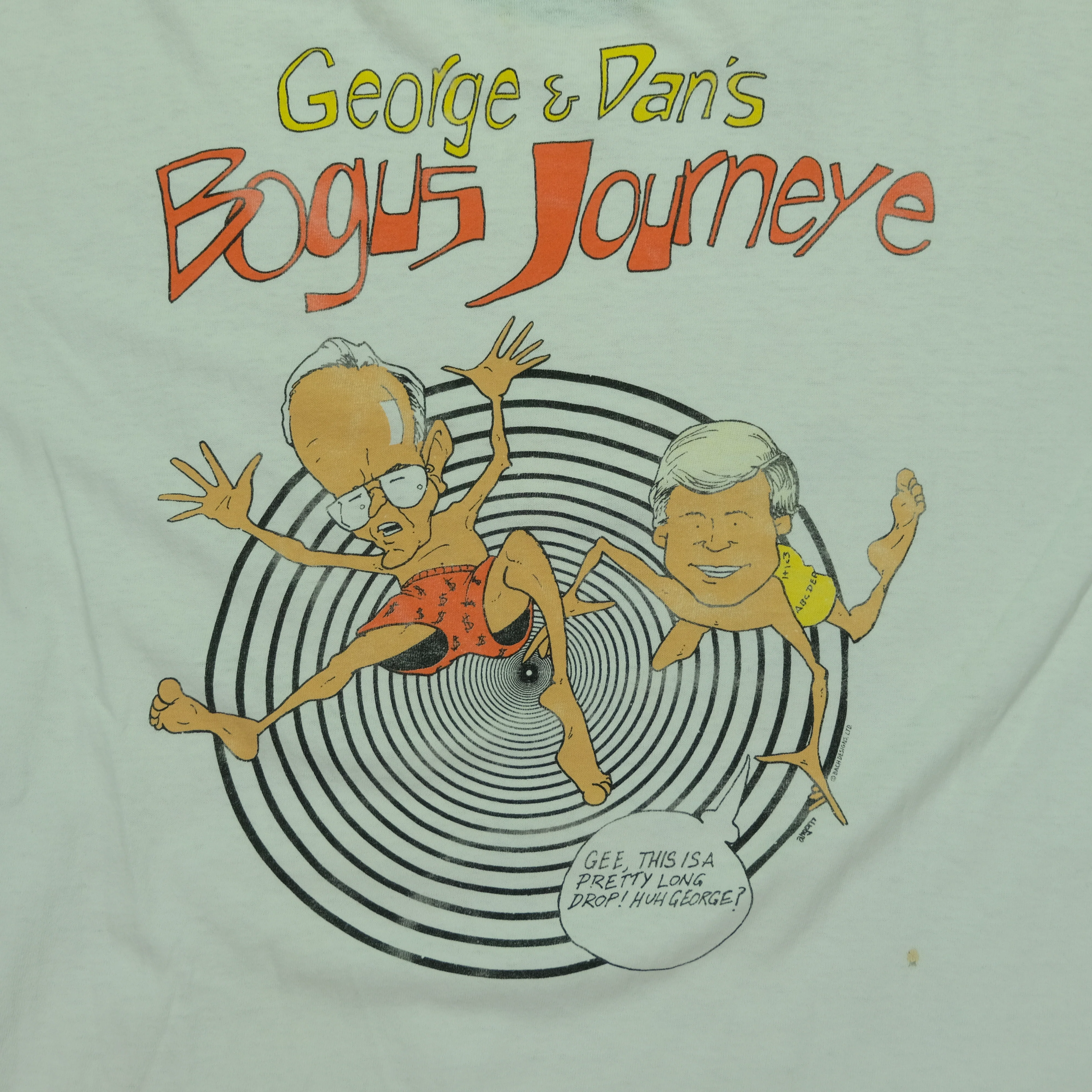 Vintage Bill & Al's Excellent Adventure Clinton Gore Campaign Promo T Shirt 90s White XL - Image 8