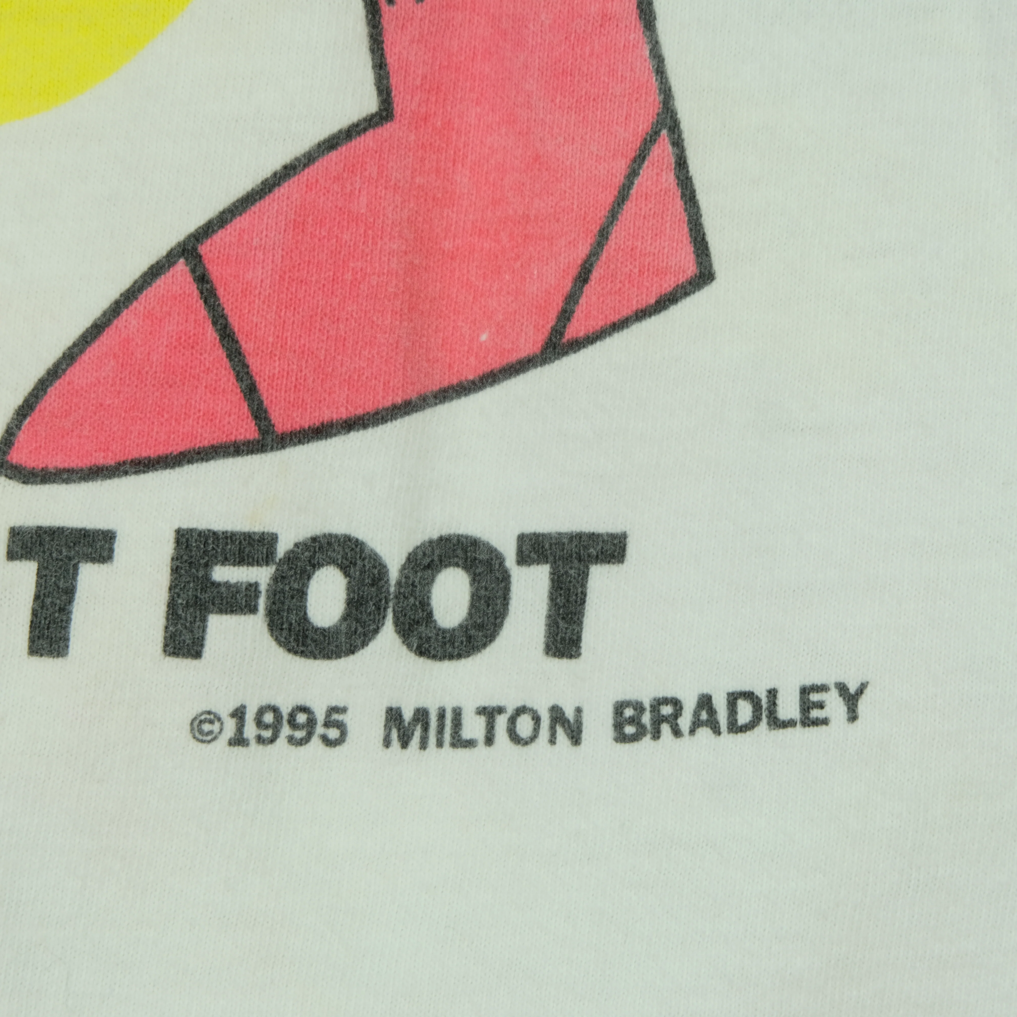 Vintage BLITZZ STUDIOS Twister Milton Bradley 1995 Board Game Promo T Shirt 90s White XL - Image 6