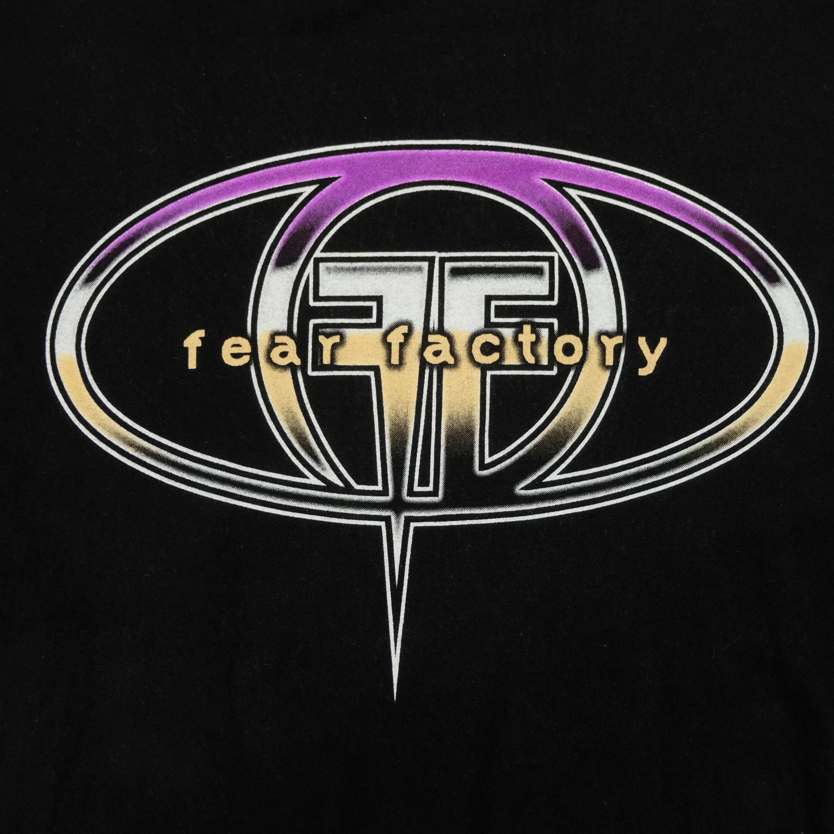 Vintage BLUE GRAPE Fear Factory 2000 Tour T Shirt 2000s XL - Image 3