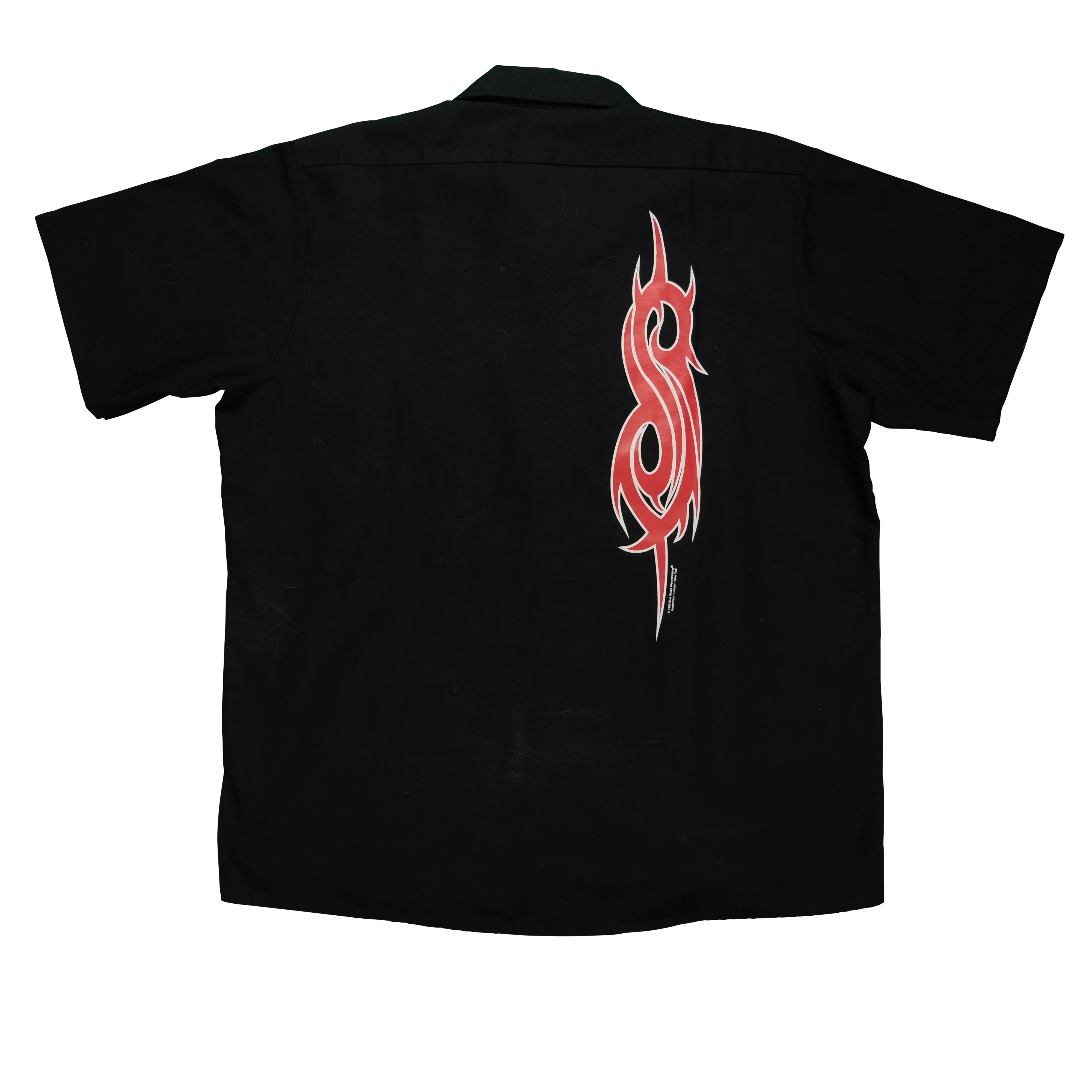 Vintage BLUE GRAPE Slipknot 1999 Work Shirt XL - Image 2