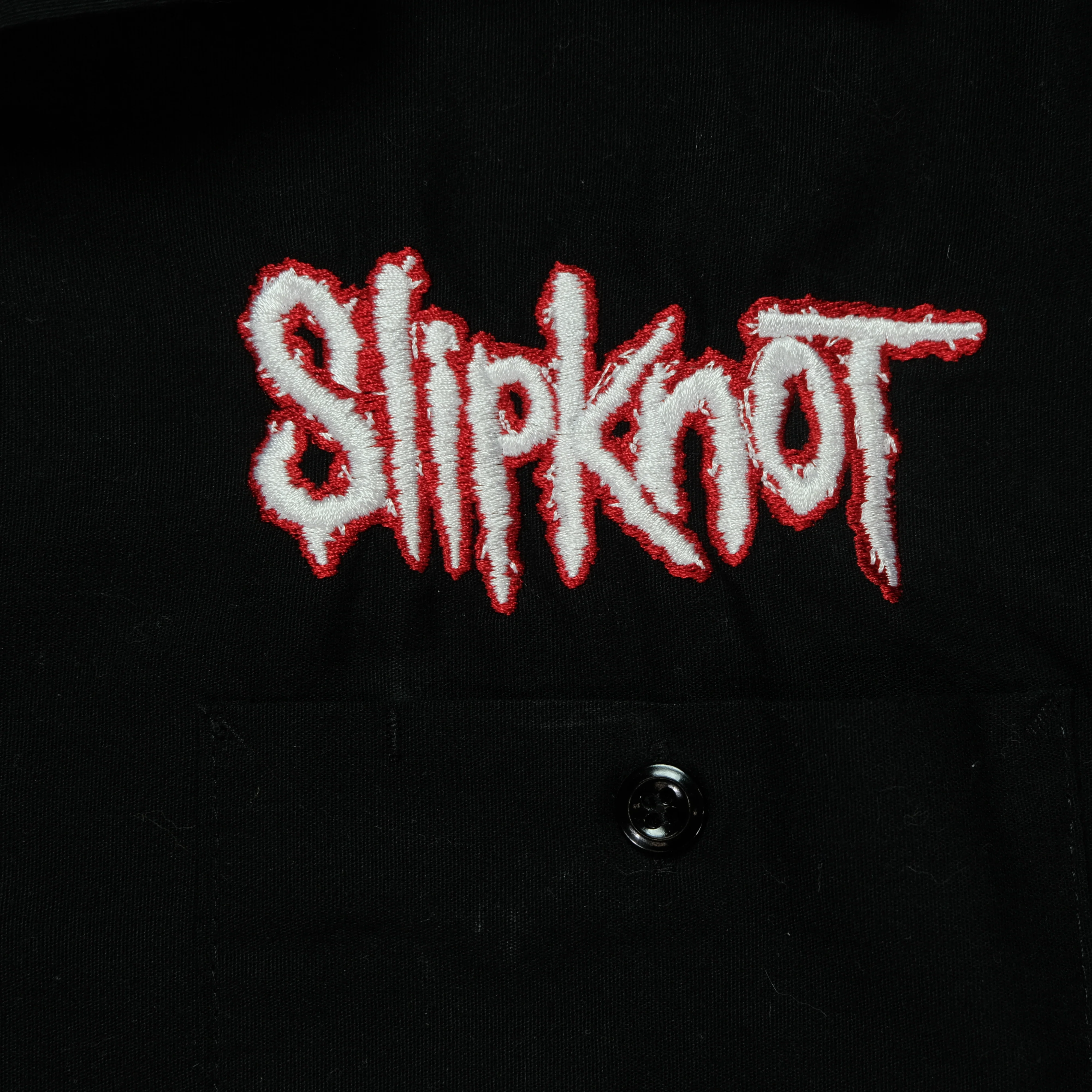 Vintage BLUE GRAPE Slipknot 1999 Work Shirt XL - Image 3