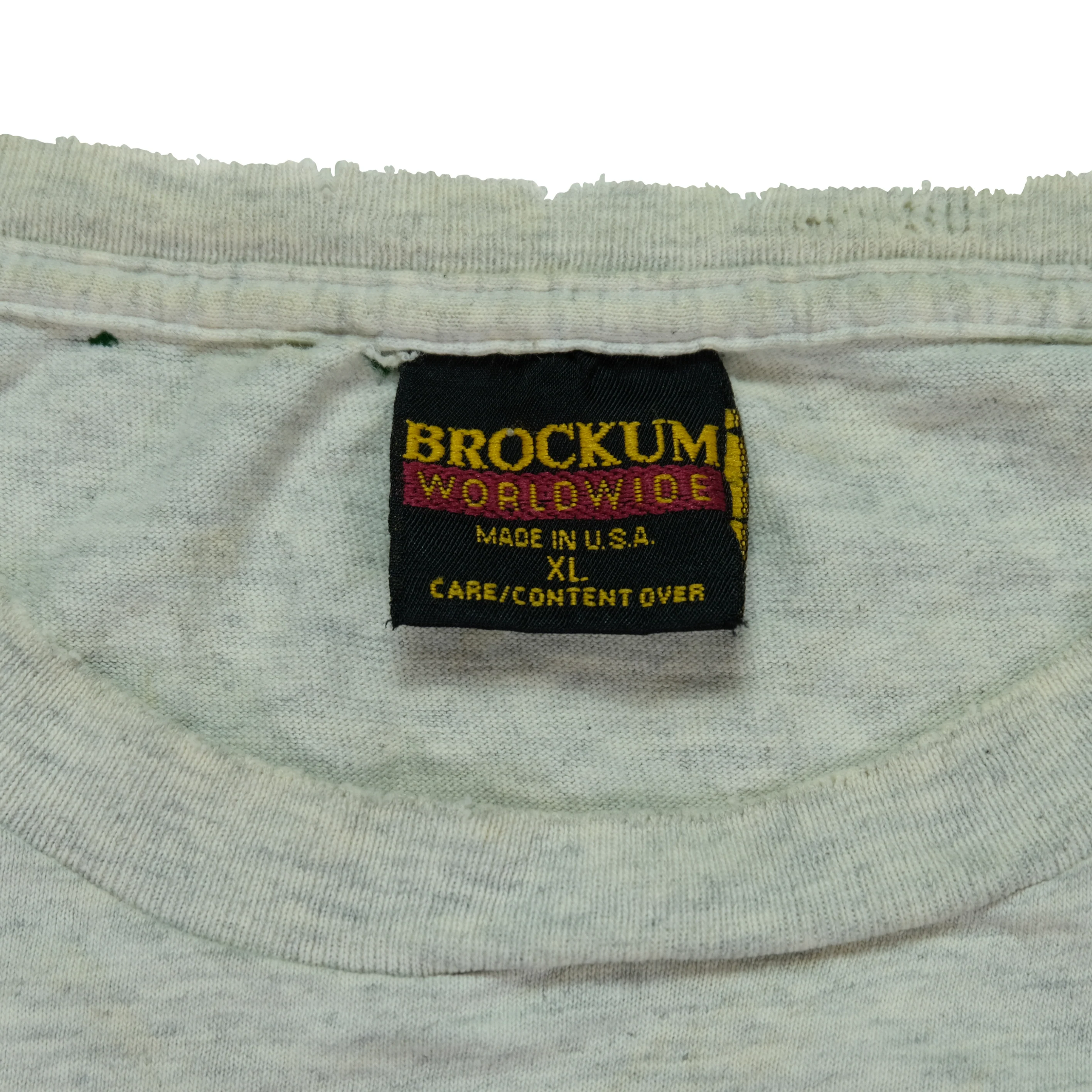 Vintage BROCKUM NOFX Punk in Drublic Album 1994 Tour T Shirt 90s Gray XL - Image 4
