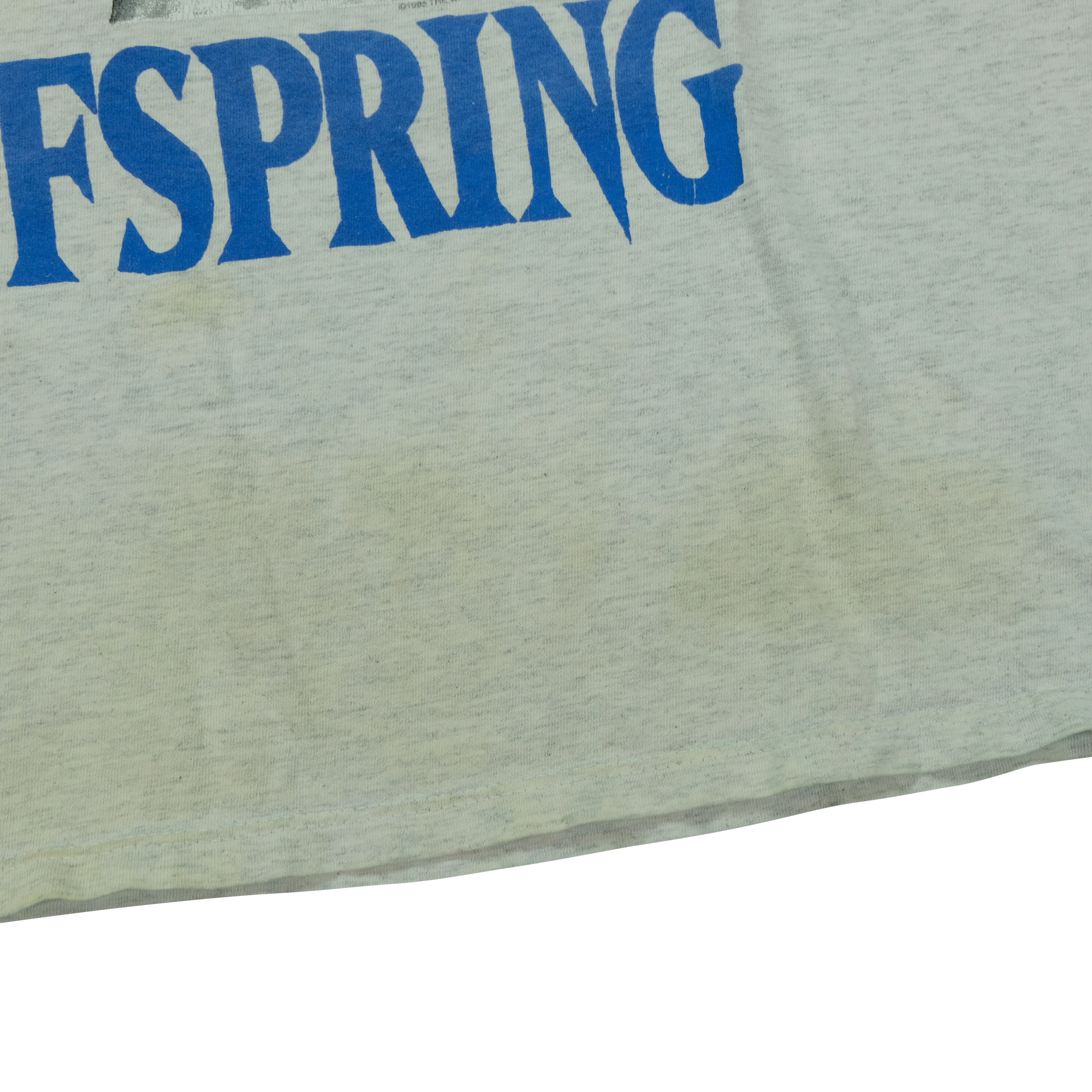 Vintage BROCKUM The Offspring Hammered 1995 T Shirt 90s White XL - Image 7