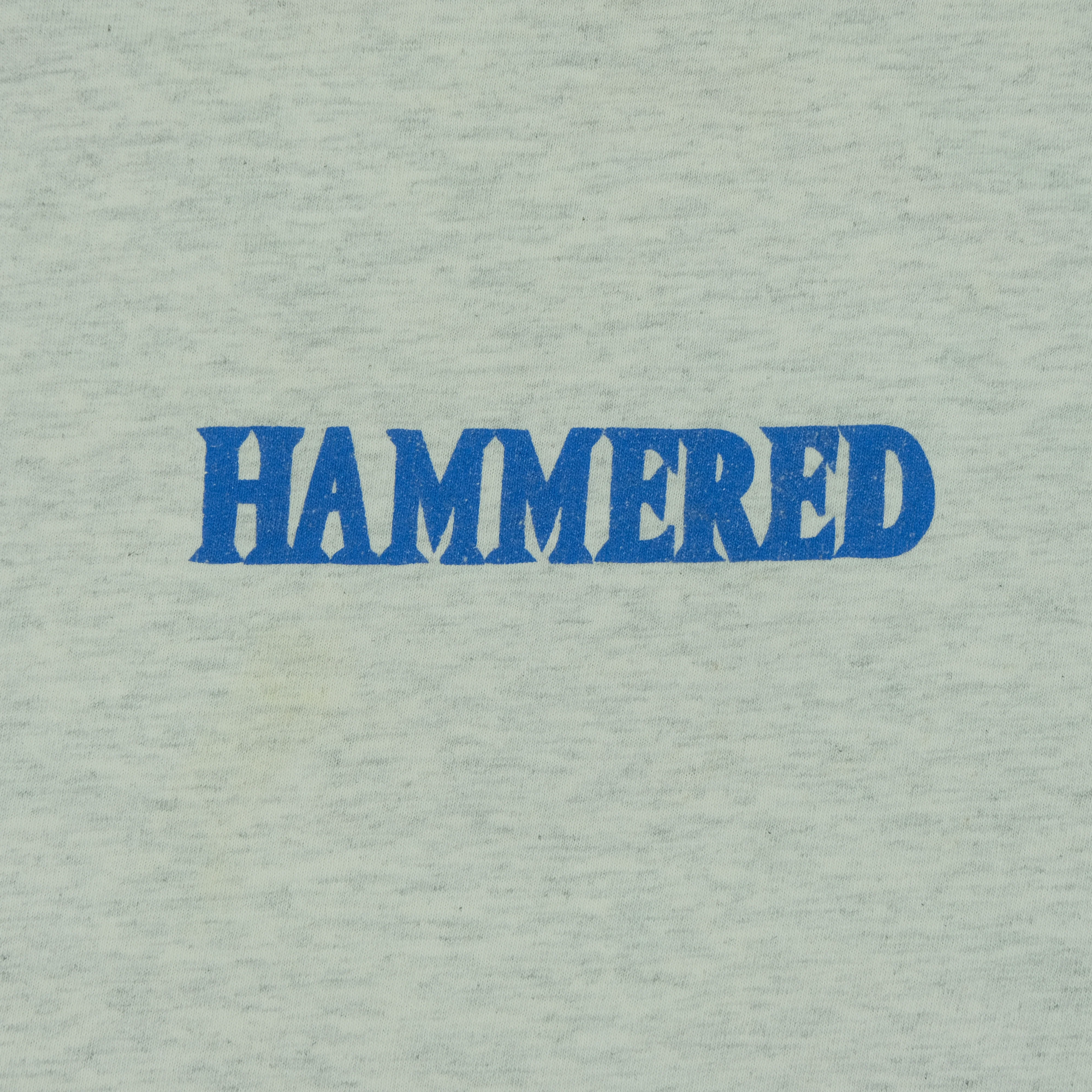 Vintage BROCKUM The Offspring Hammered 1995 T Shirt 90s White XL - Image 8