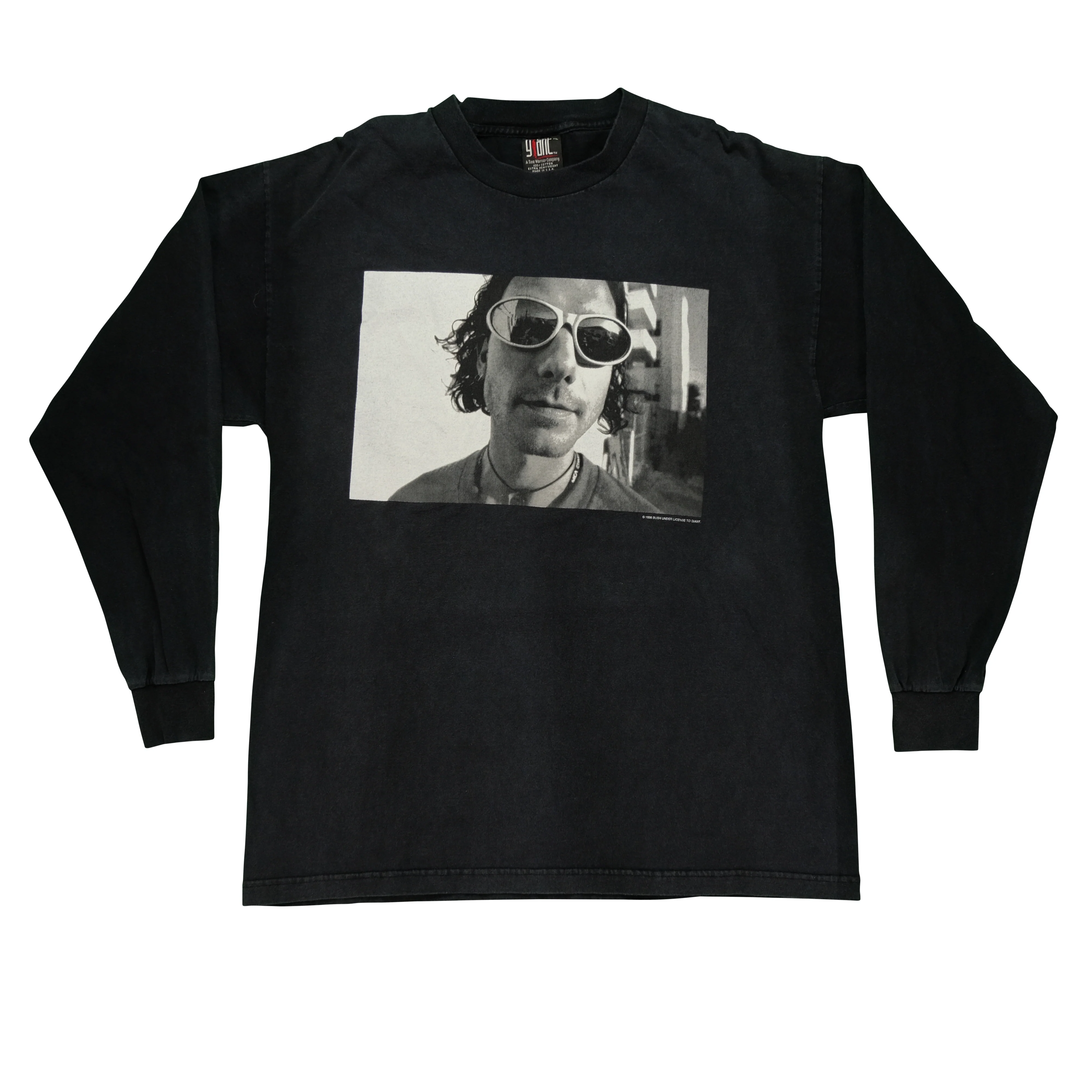 Vintage Bush Razorblade Suitcase 1996 Tour Email Long Sleeve T Shirt 90s Black XL