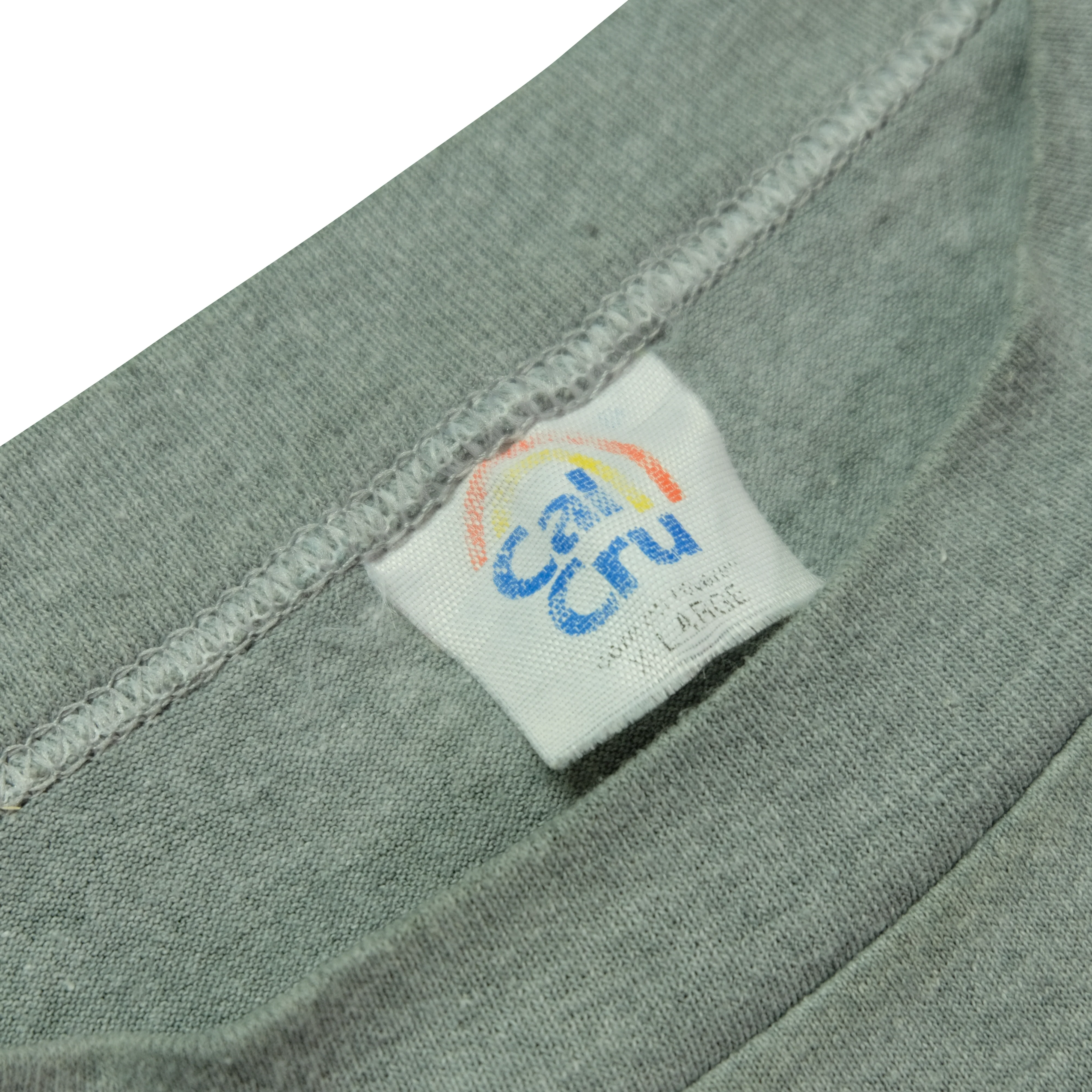 Vintage CAL CRU Camel Cigarettes Promo T Shirt 80s 90s Gray XL - Image 4