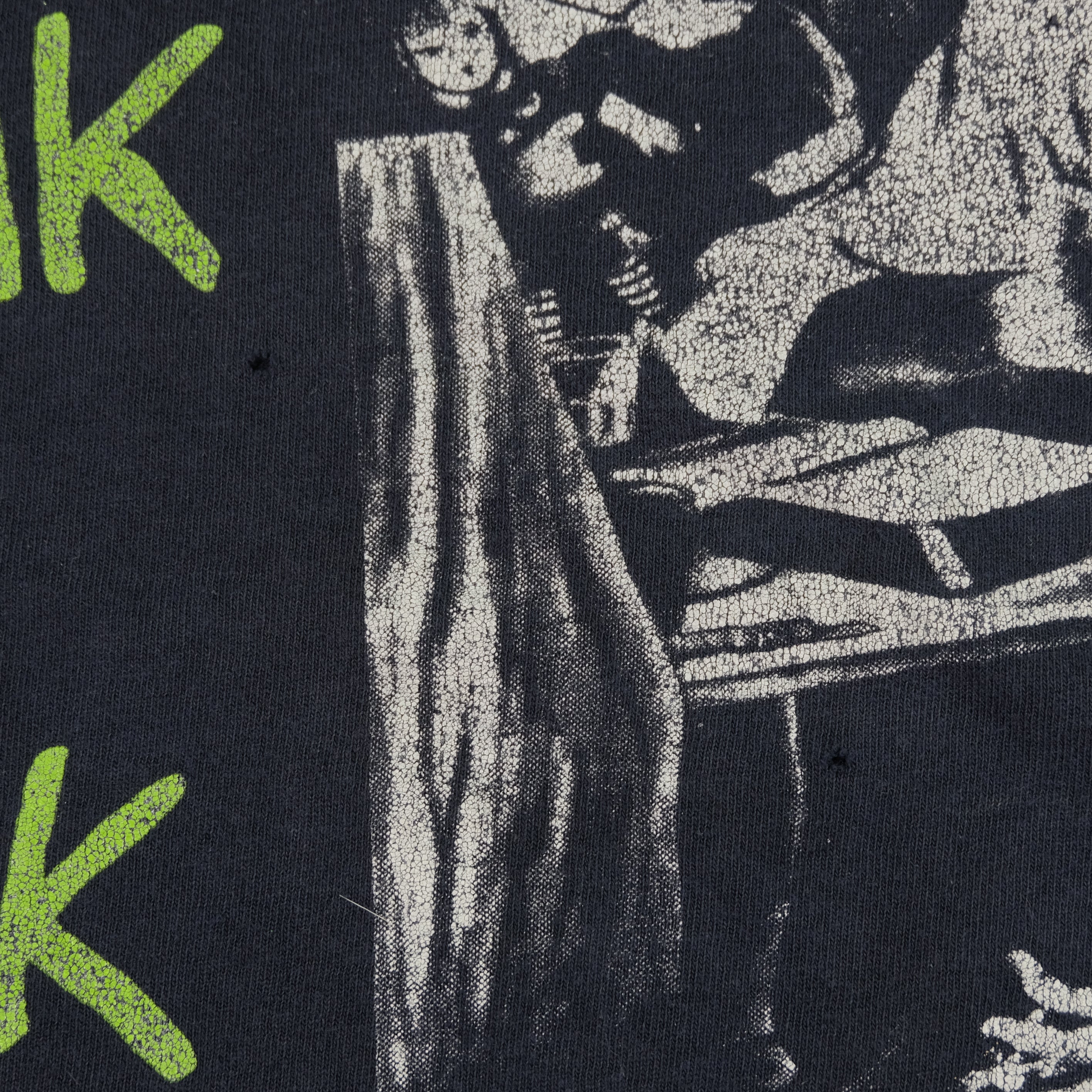 Vintage Dead Kennedys Too Drunk To Fuck 1995 Tour T Shirt 90s Black - Image 6