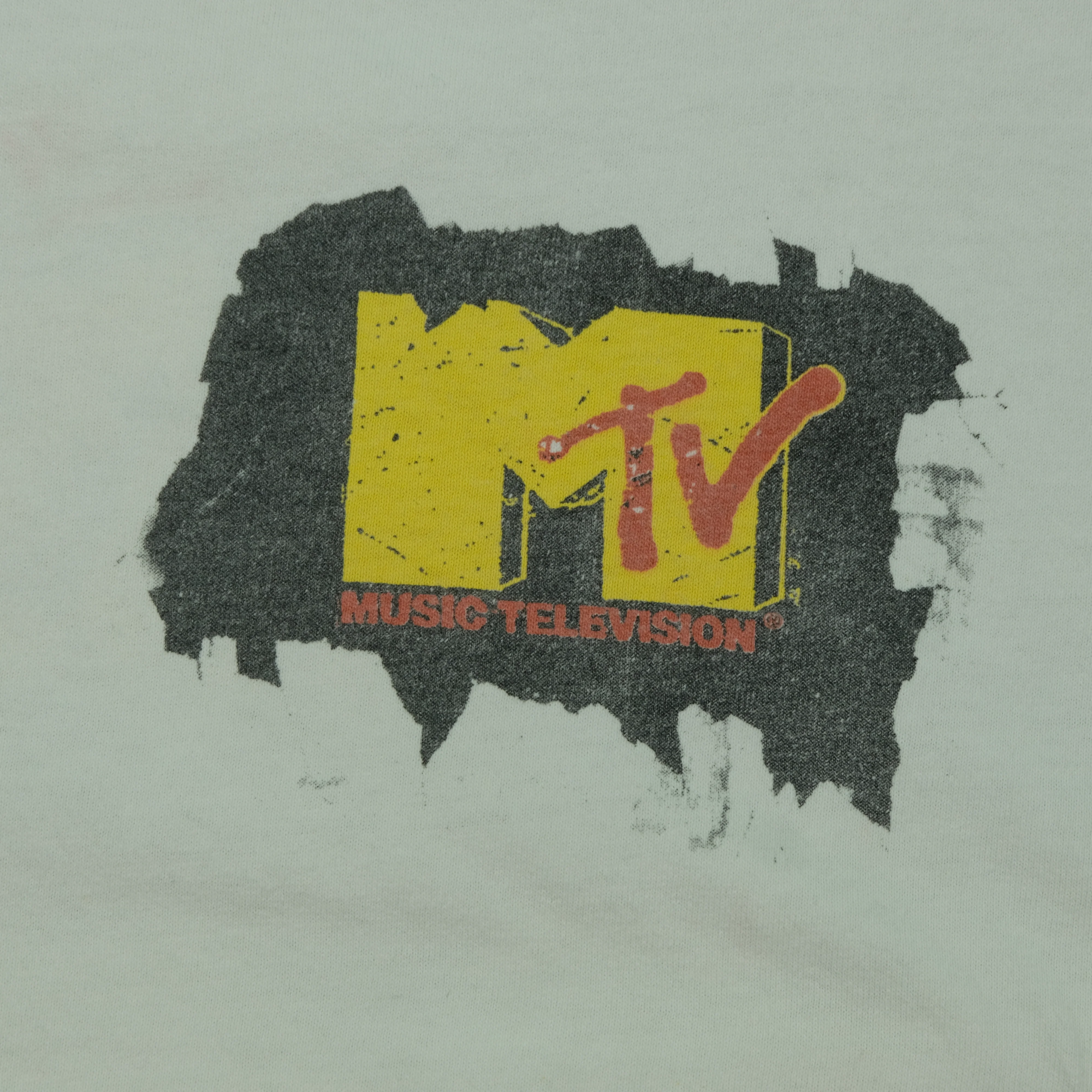 Vintage DELTA MTV Trashed 1994 Game Show Promo T Shirt 90s White XL - Image 3