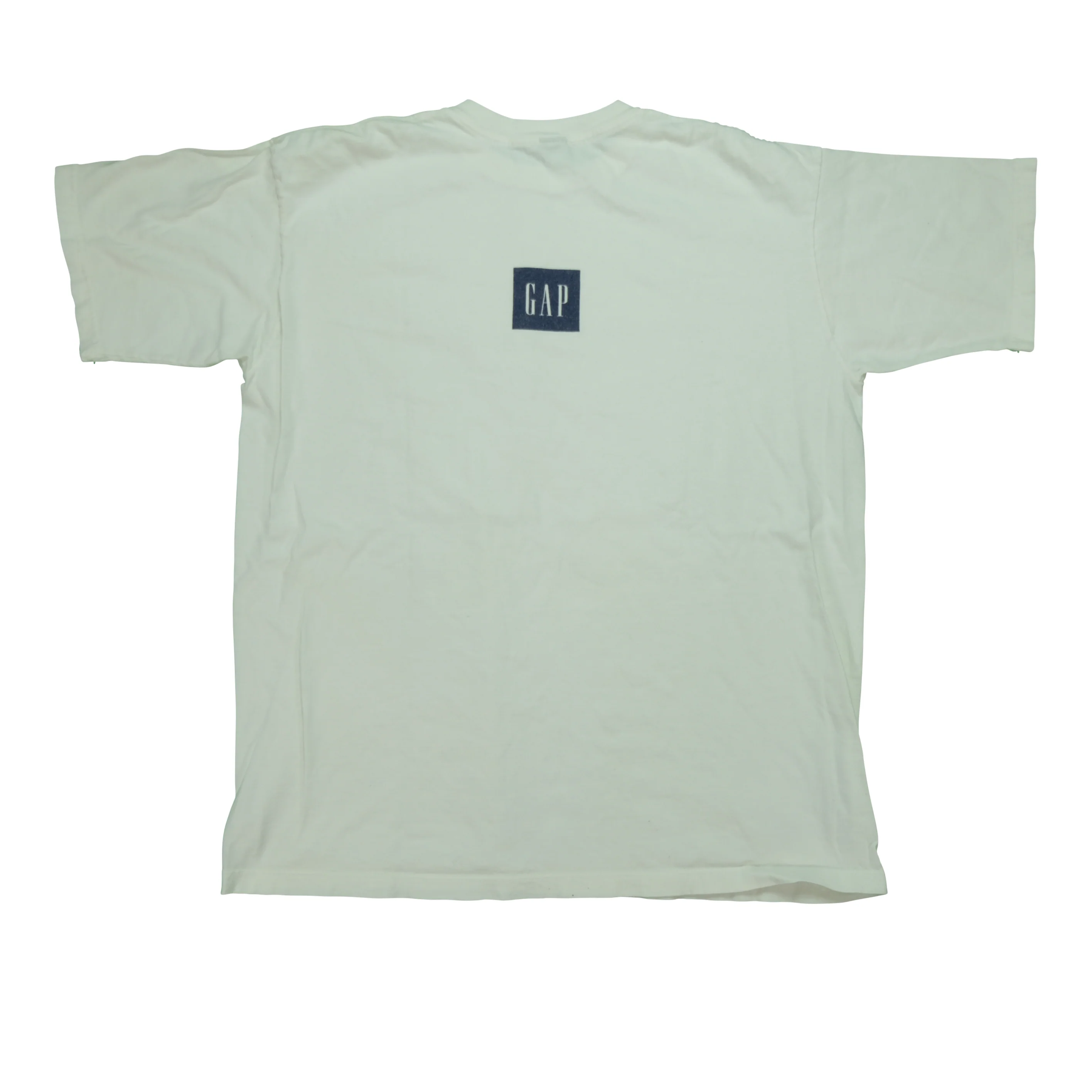 Vintage GAP Khakis Groove T Shirt 2000s White L - Image 2