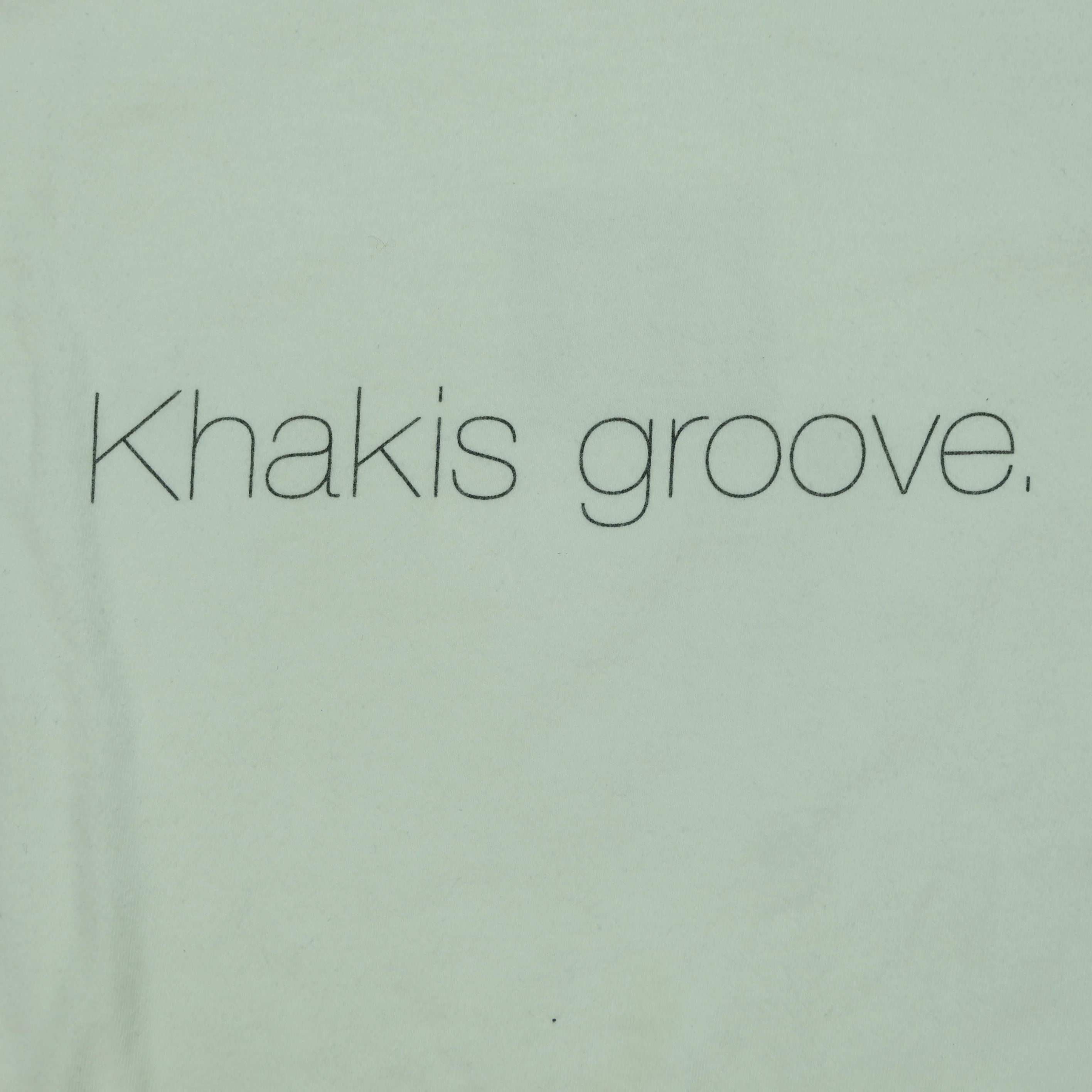 Vintage GAP Khakis Groove T Shirt 2000s White L - Image 3