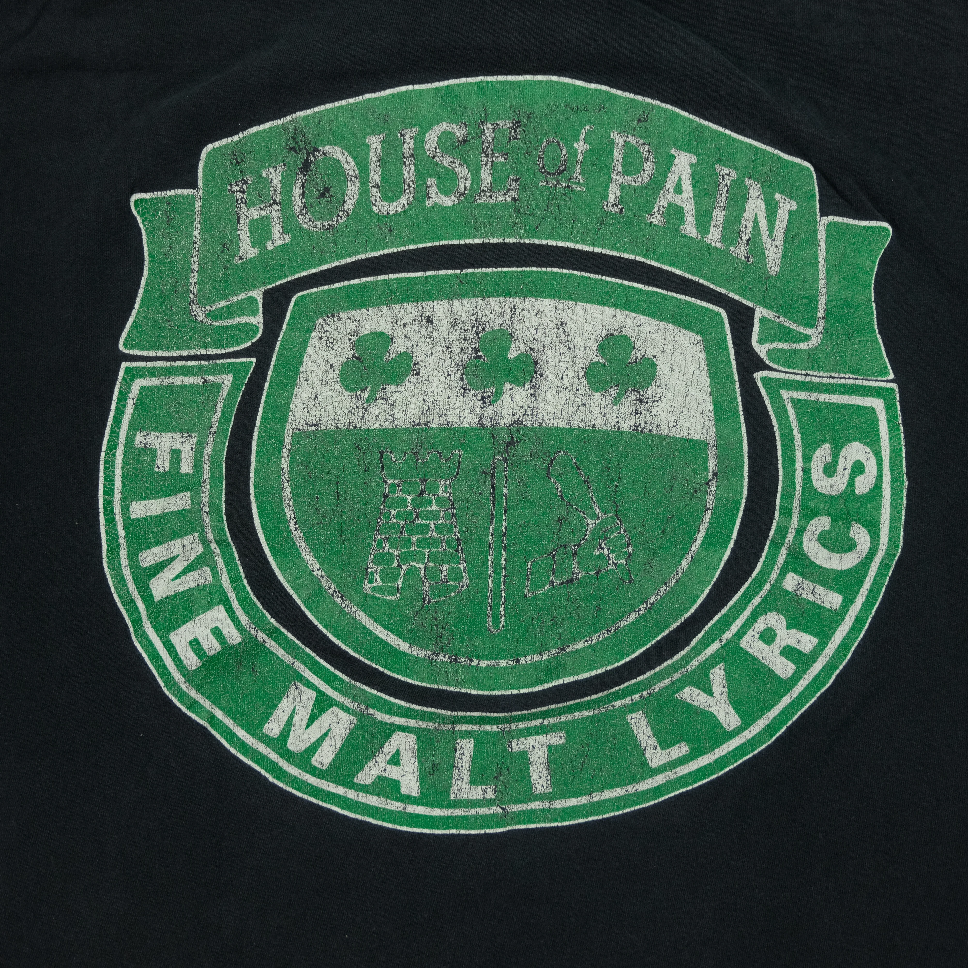 Vintage GEM House of Pain Fine Malt Lyrics Album Promo T Shirt 90s Black XL - Image 7