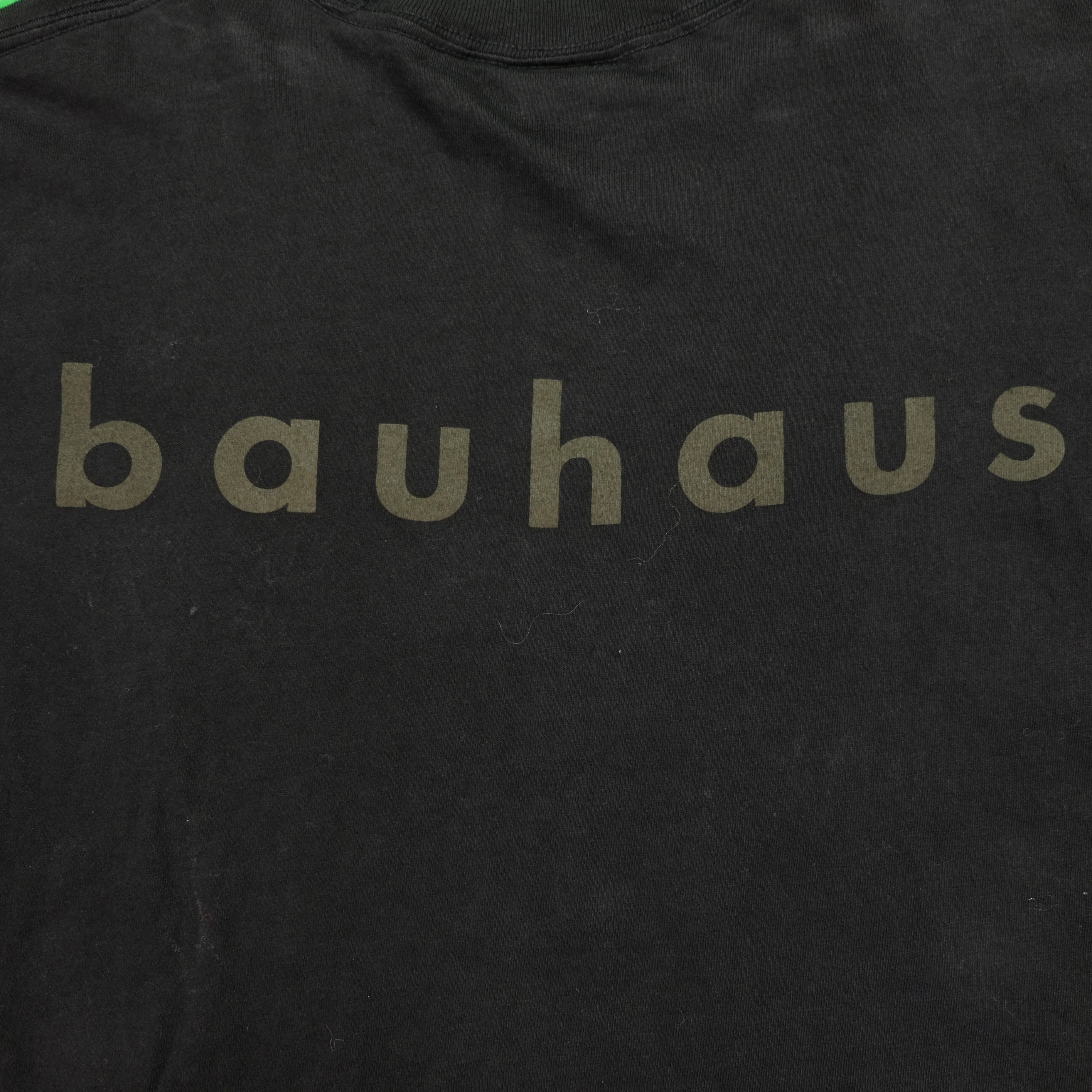 Vintage GIANT Bauhaus Band T Shirt 90s Black L - Image 8