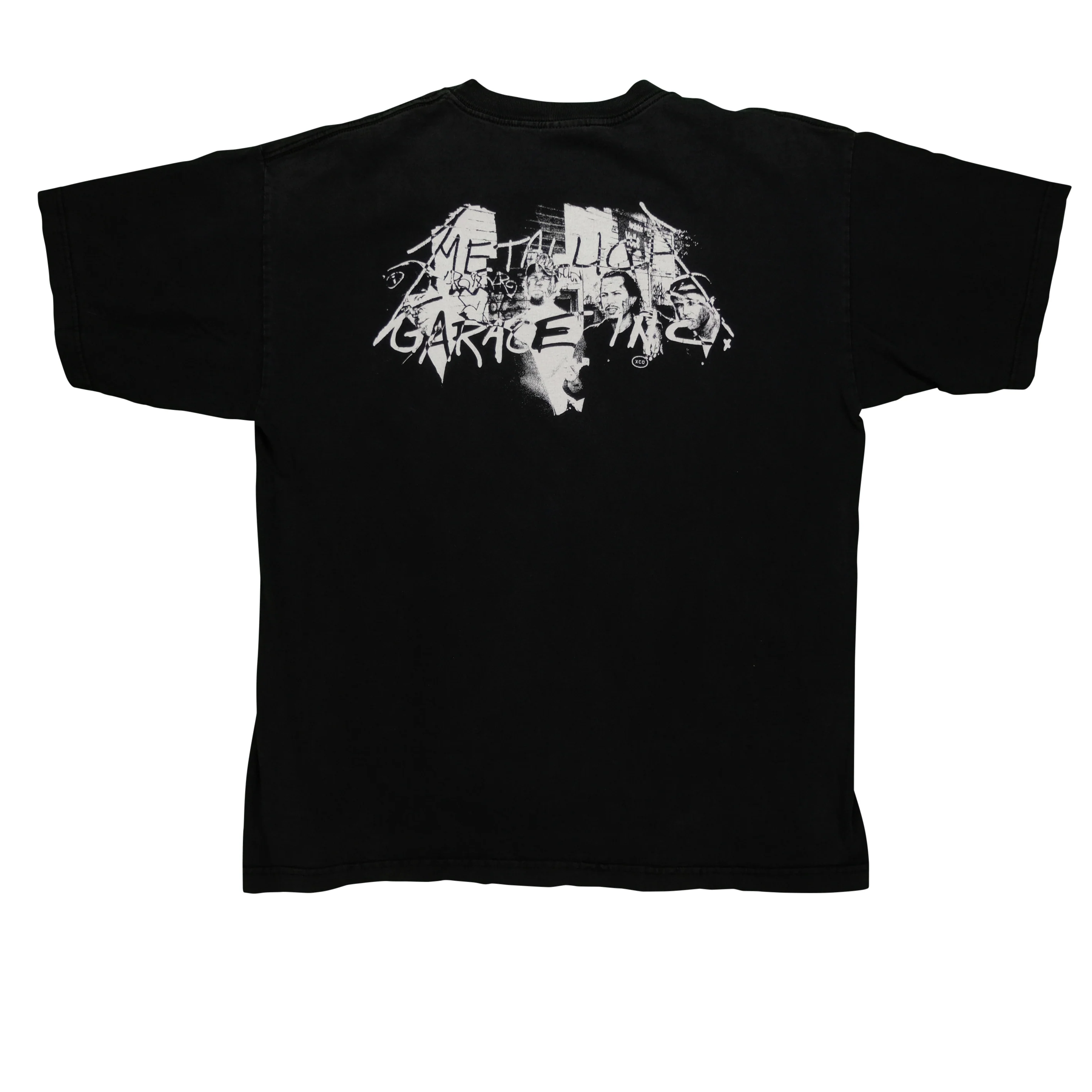 Vintage GIANT Metallica Garage Inc. Compilation Album 1998 T Shirt 90s Black XL - Image 2