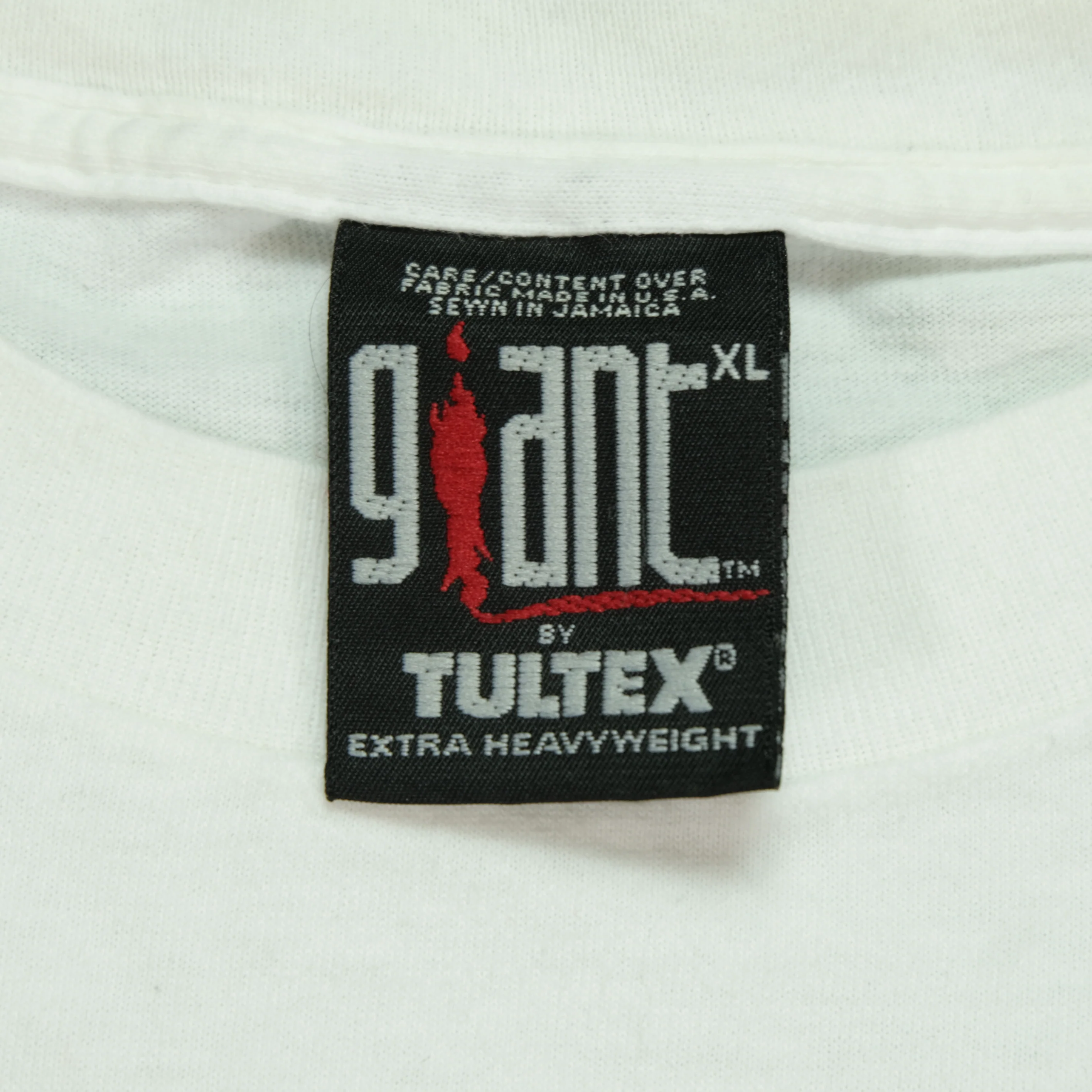 Vintage GIANT Nirvana Live In New York 1995 T Shirt 90s White XL - Image 5