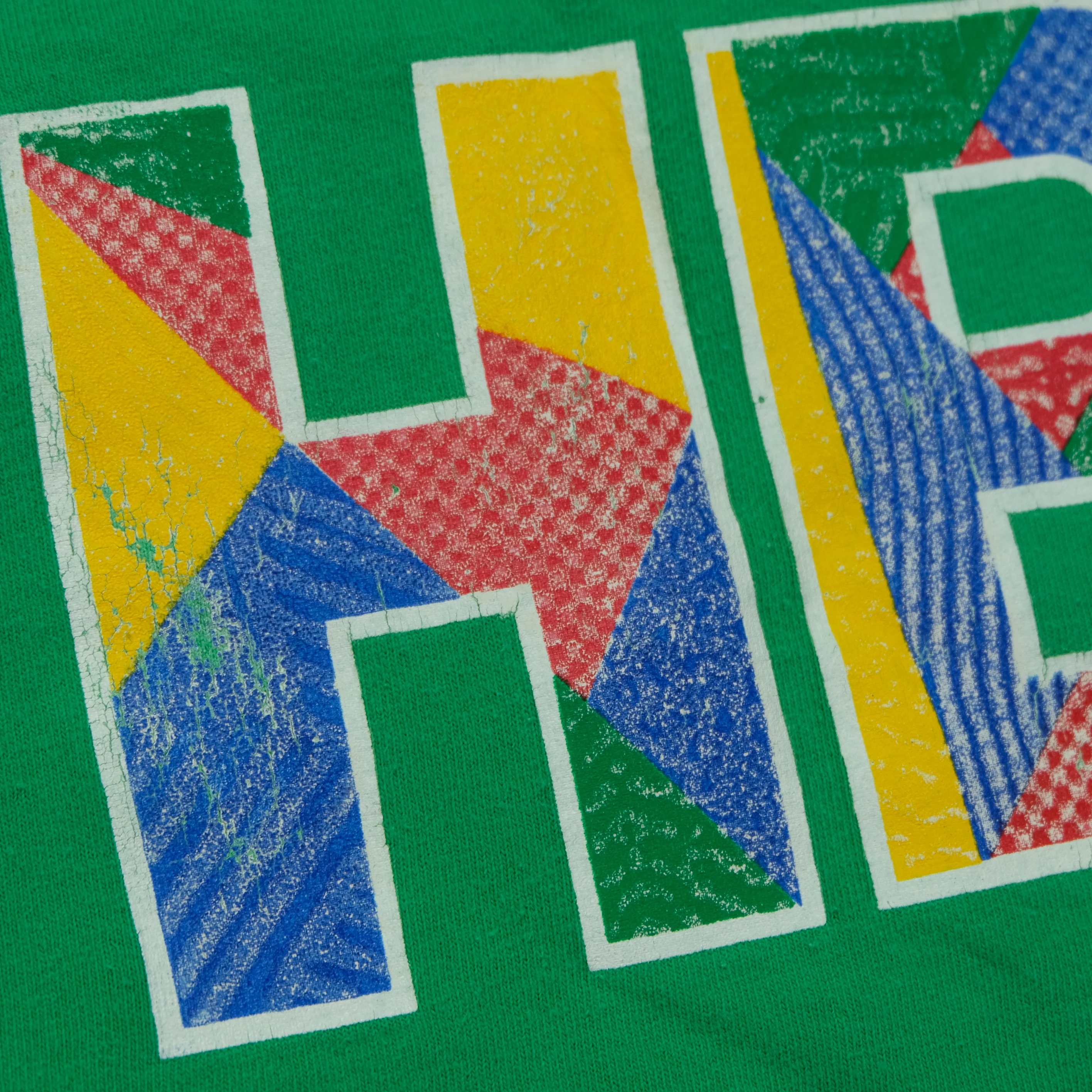 Vintage HBO Logo Graphic T Shirt 90s Green XL - Image 4