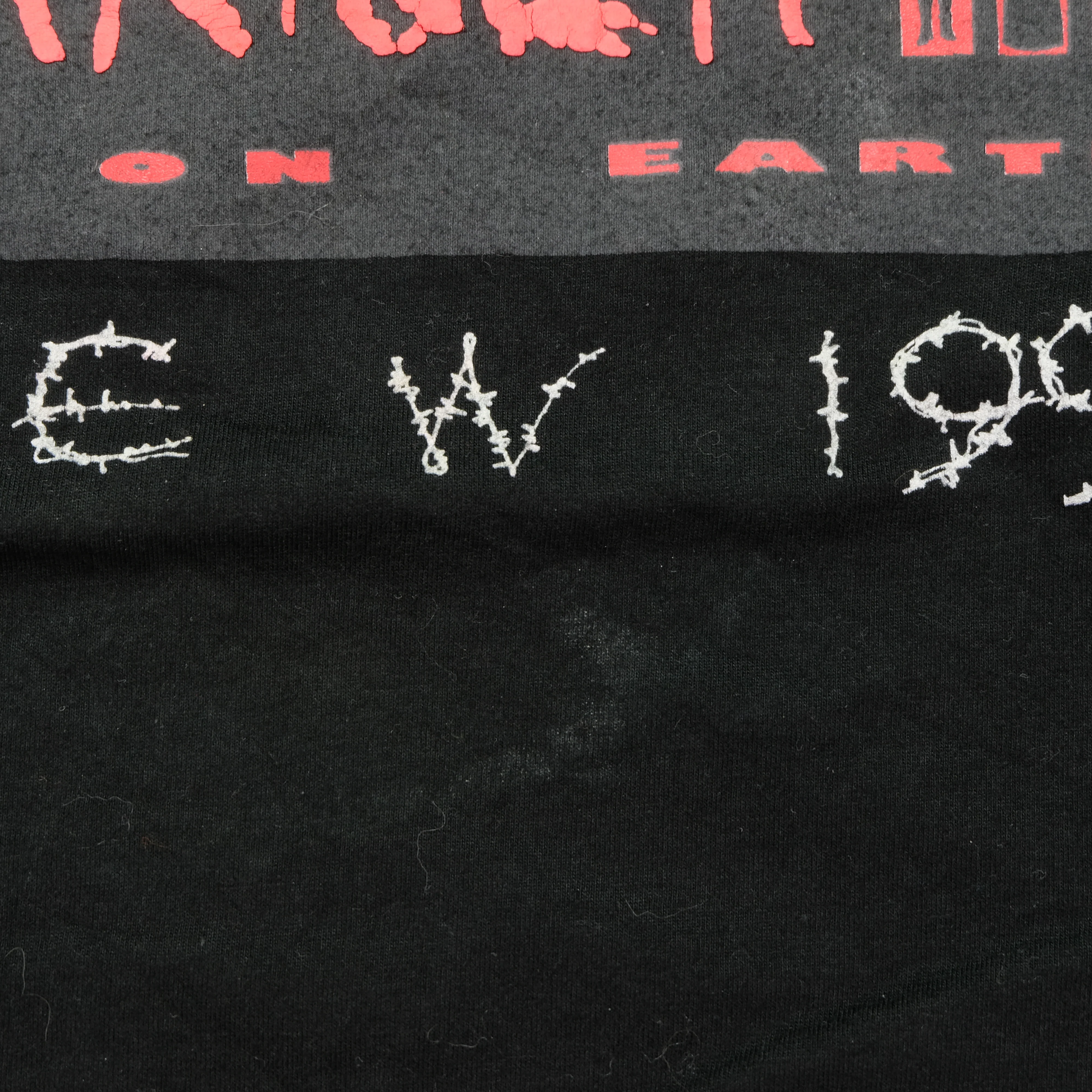 Vintage Hellraiser III Hell on Earth 1991 Film Crew T Shirt 90s Black L - Image 5