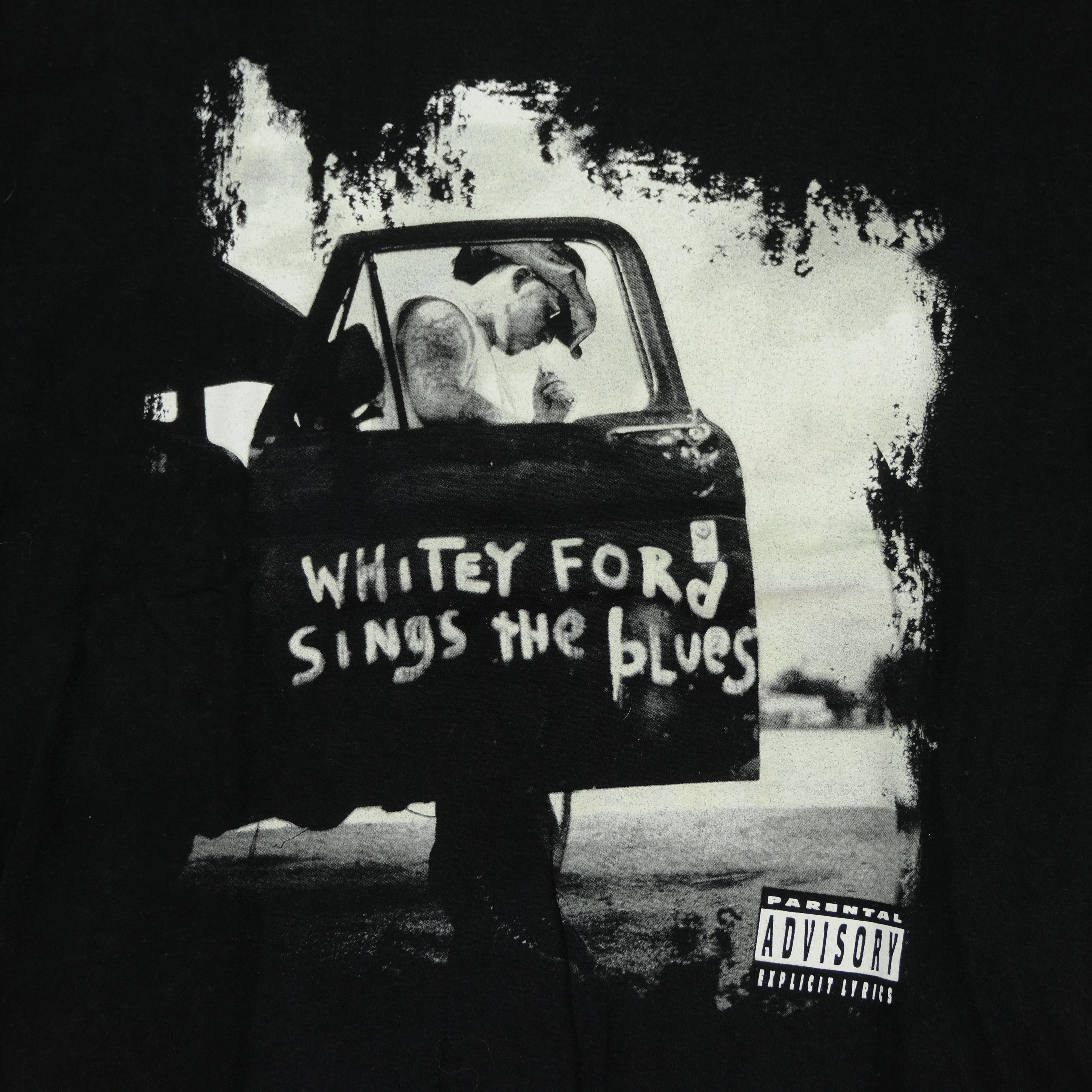 Vintage HYLAND Everlast Whitey Ford Sings the Blues Album 1998 Tour The White Boy Is Back T Shirt 90s Black L - Image 3