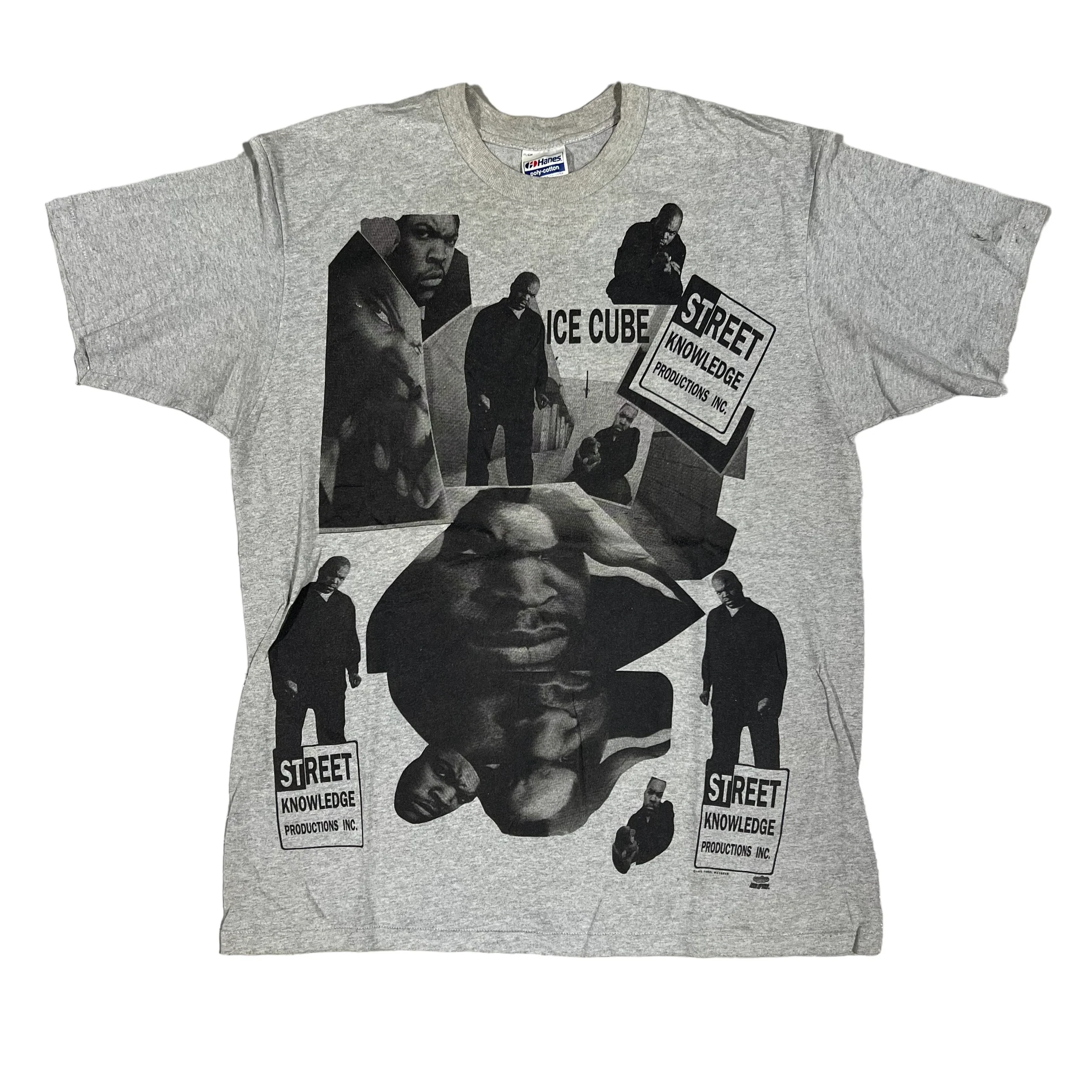 Vintage Ice Cube Street Knowledge Rap Album Promo All Over Print T Shirt 90s XL - Image 2