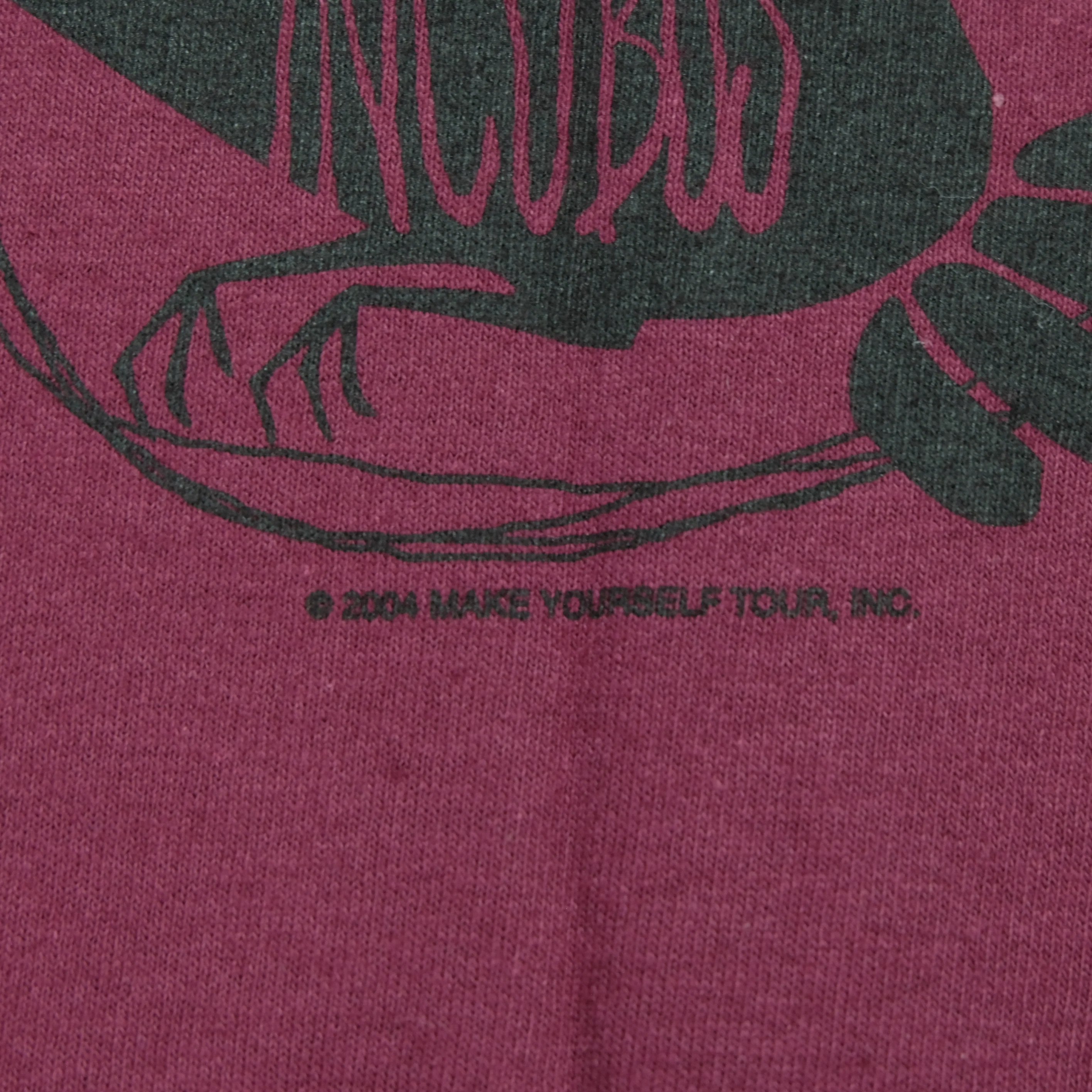 Vintage Incubus Rock Band 2004 Tour T Shirt 2000s Red XL - Image 6