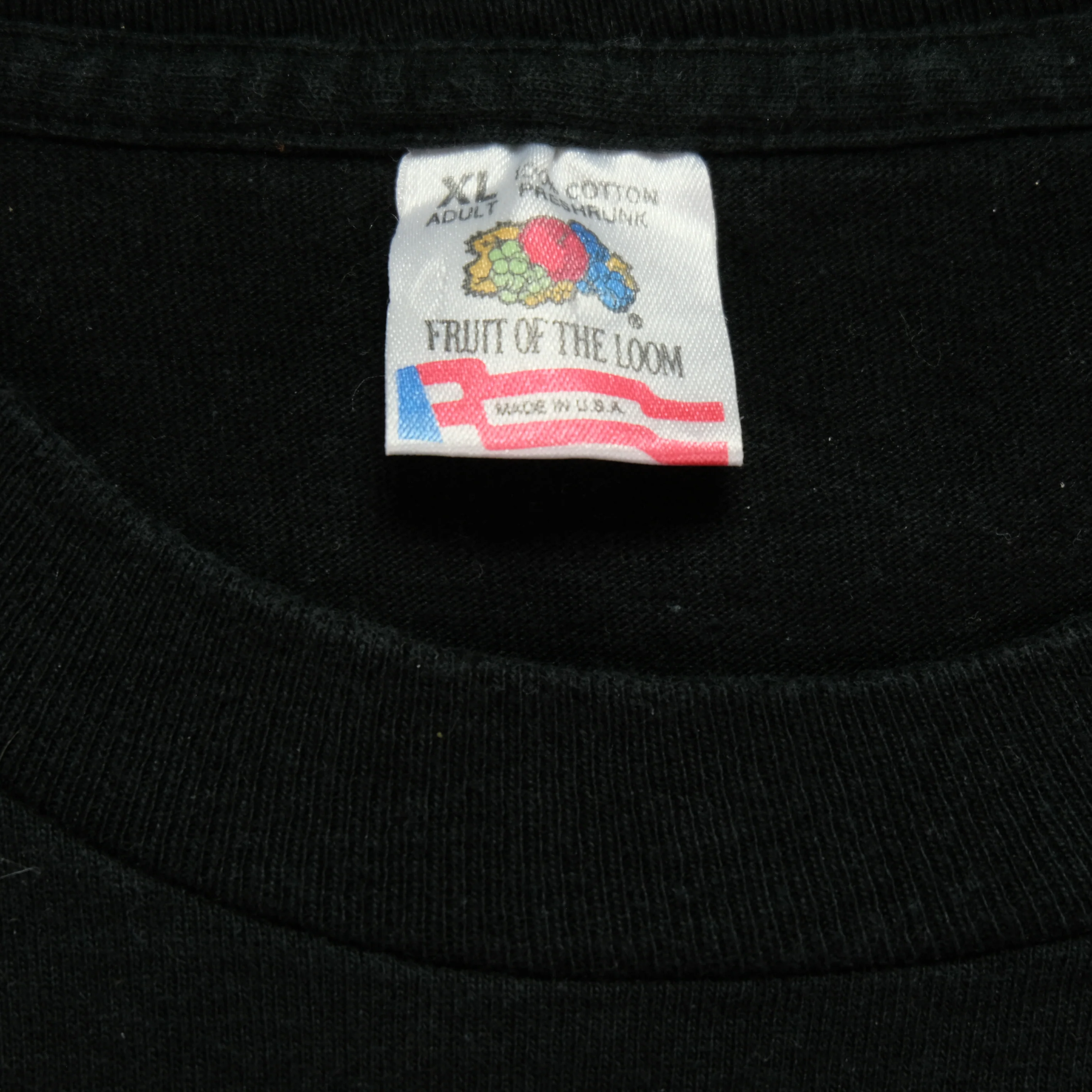 Vintage Jerry Garcia Pocket T Shirt 90s Black XL - Image 4