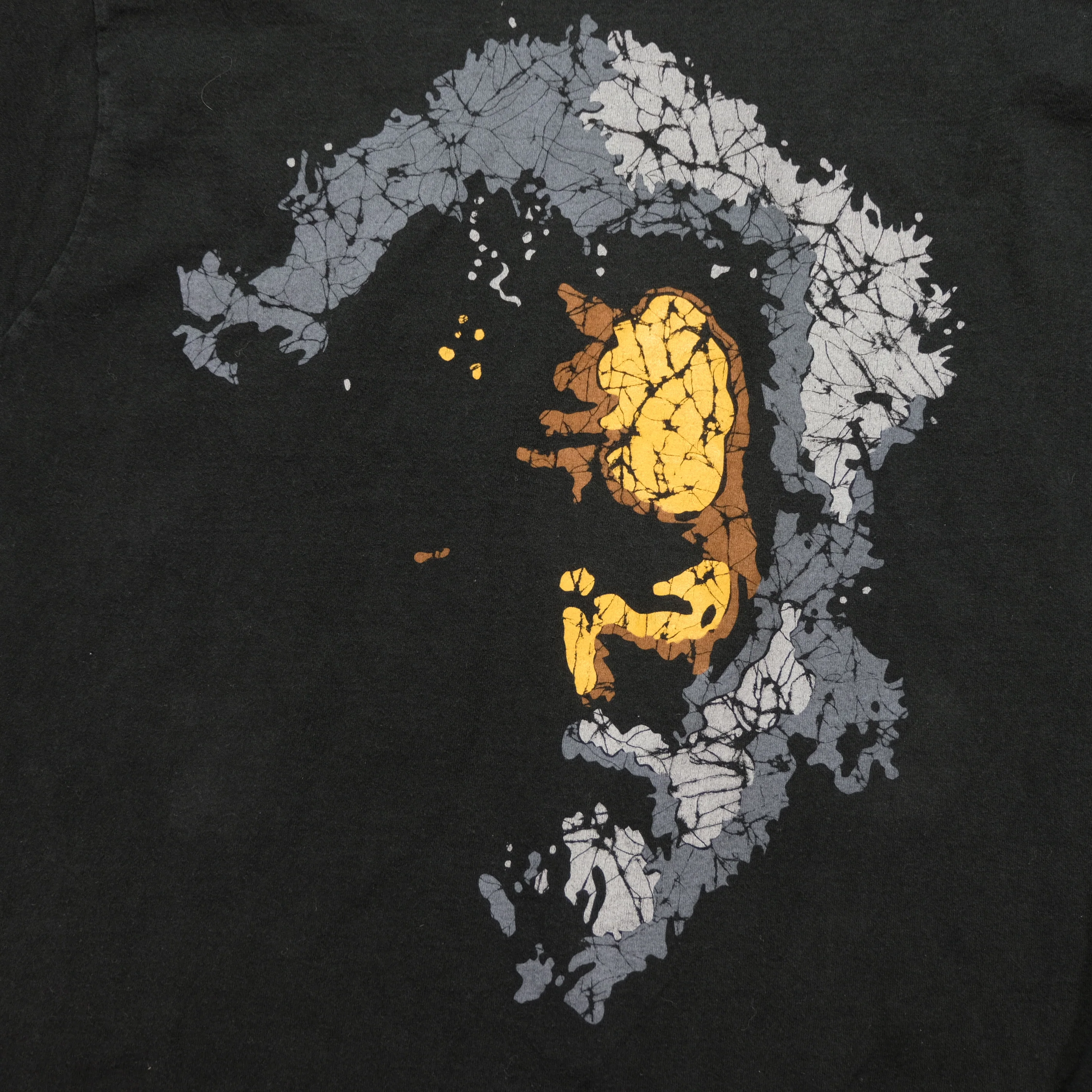 Vintage Jerry Garcia Pocket T Shirt 90s Black XL - Image 6