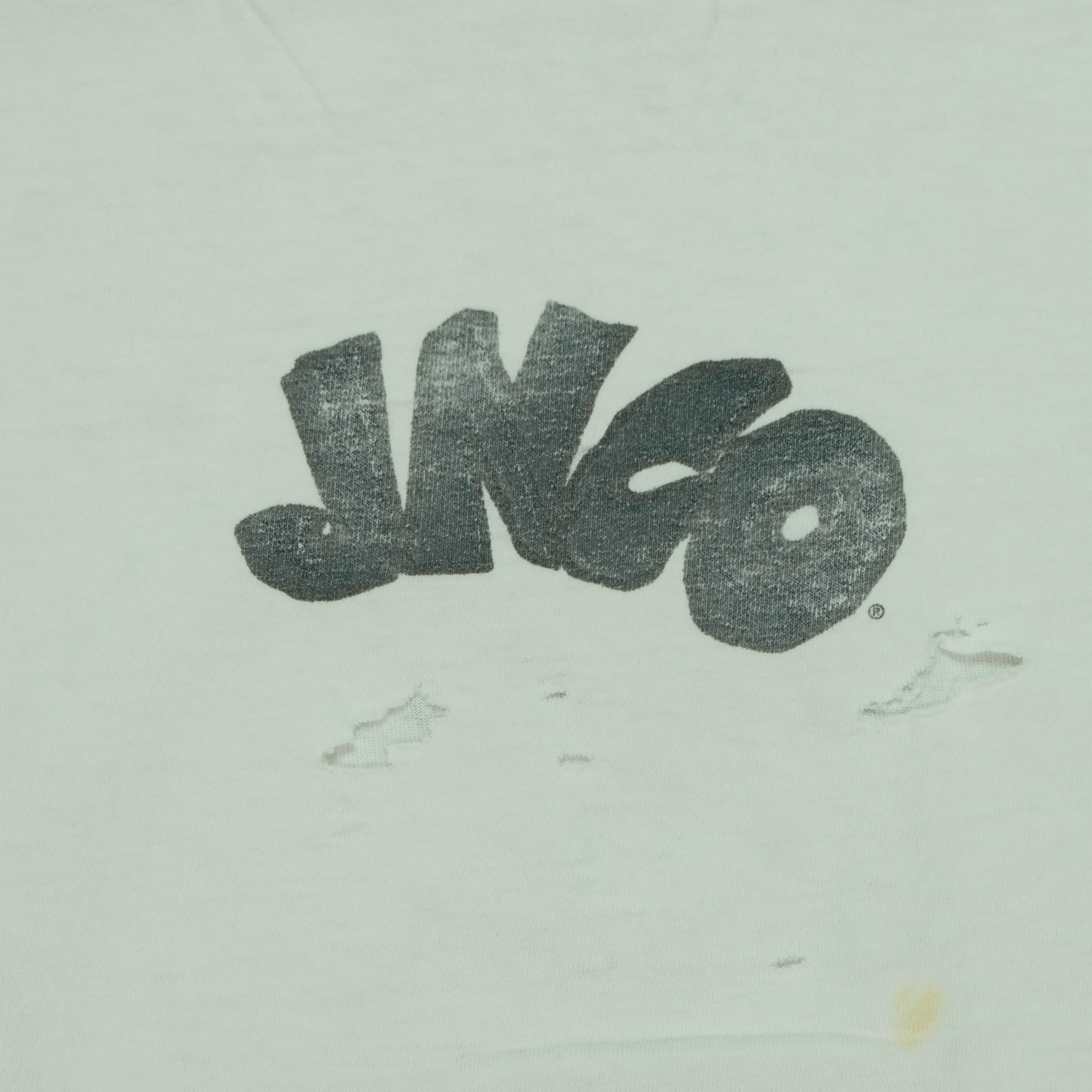Vintage JNCO Jeans Freakshow Edition Donkey T Shirt 90s White XL - Image 11