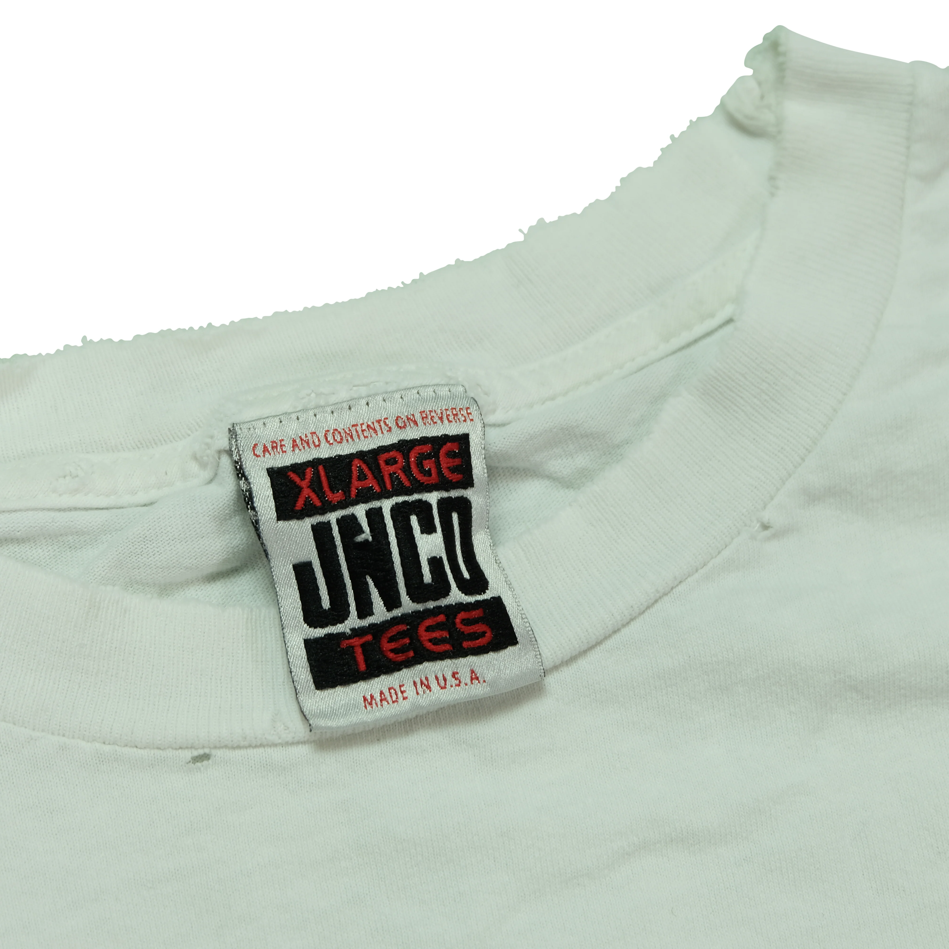 Vintage JNCO Jeans Freakshow Edition Donkey T Shirt 90s White XL - Image 6