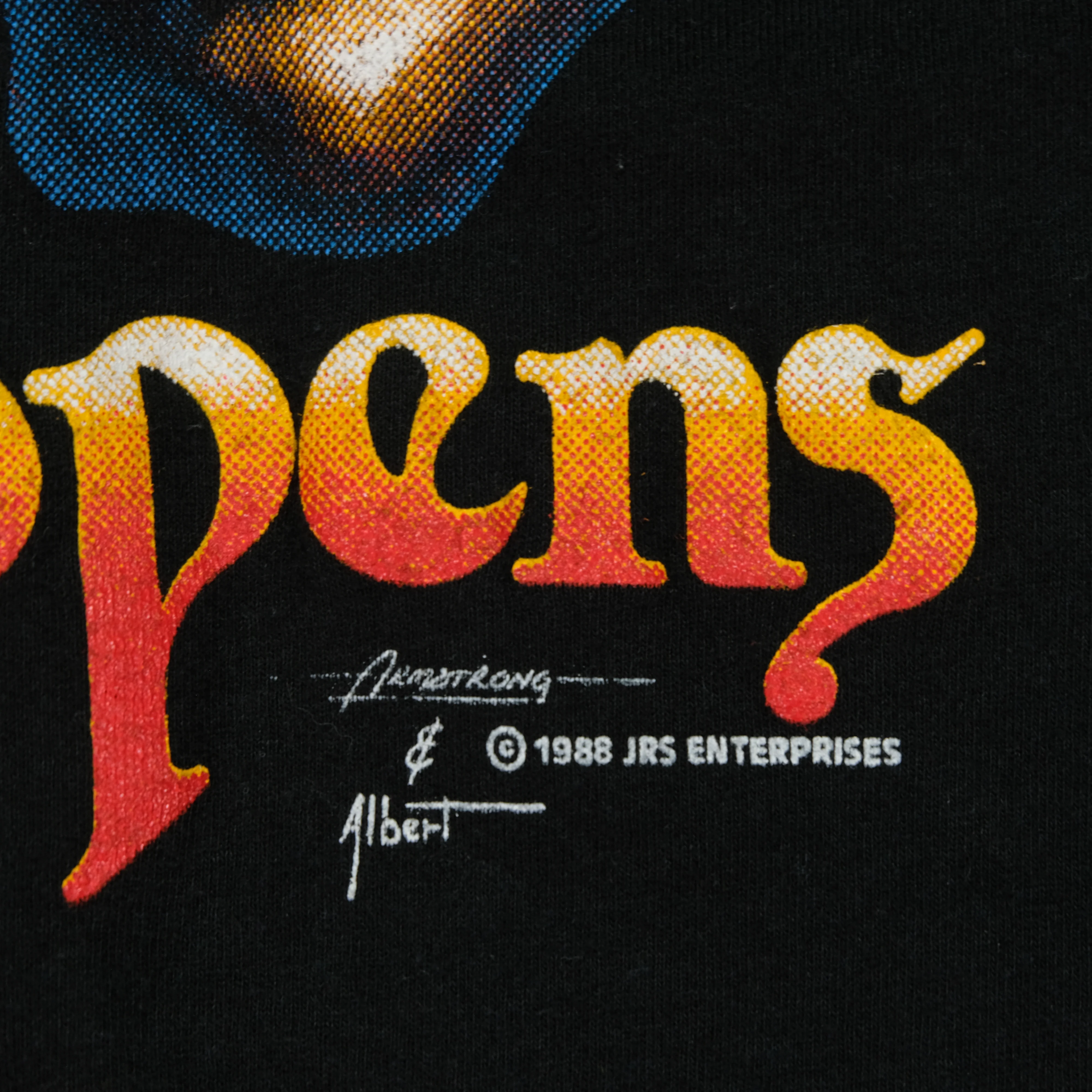 Vintage JRS ENTERPRISES Shit Happens Black Hills Biker Skull 1993 T Shirt 90s Black L - Image 4