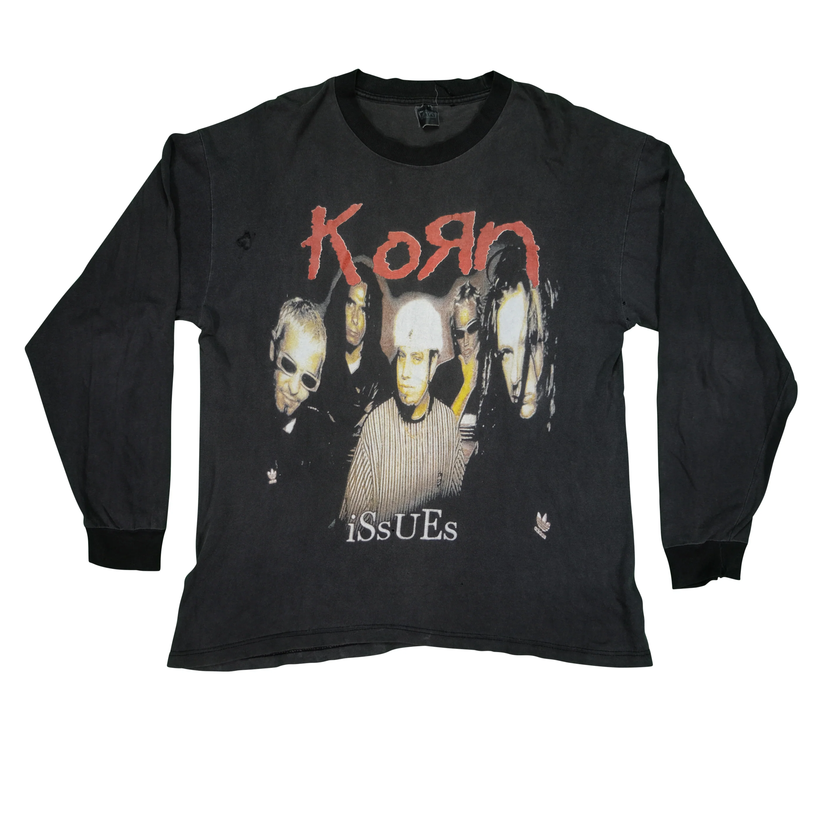 Vintage Korn Issues 1999 Album Tour Long Sleeve T Shirt 90s Black