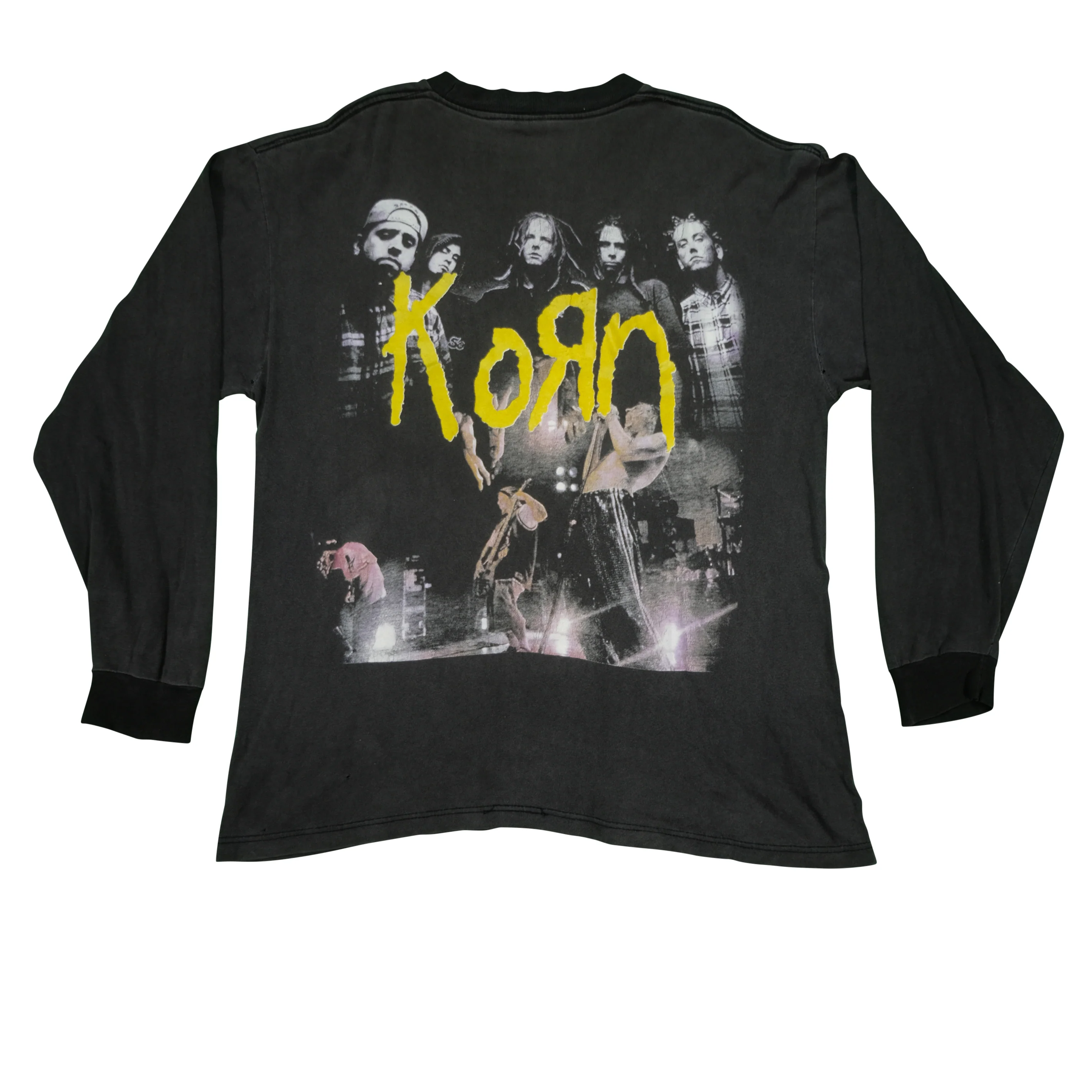 Vintage Korn Issues 1999 Album Tour Long Sleeve T Shirt 90s Black - Image 2