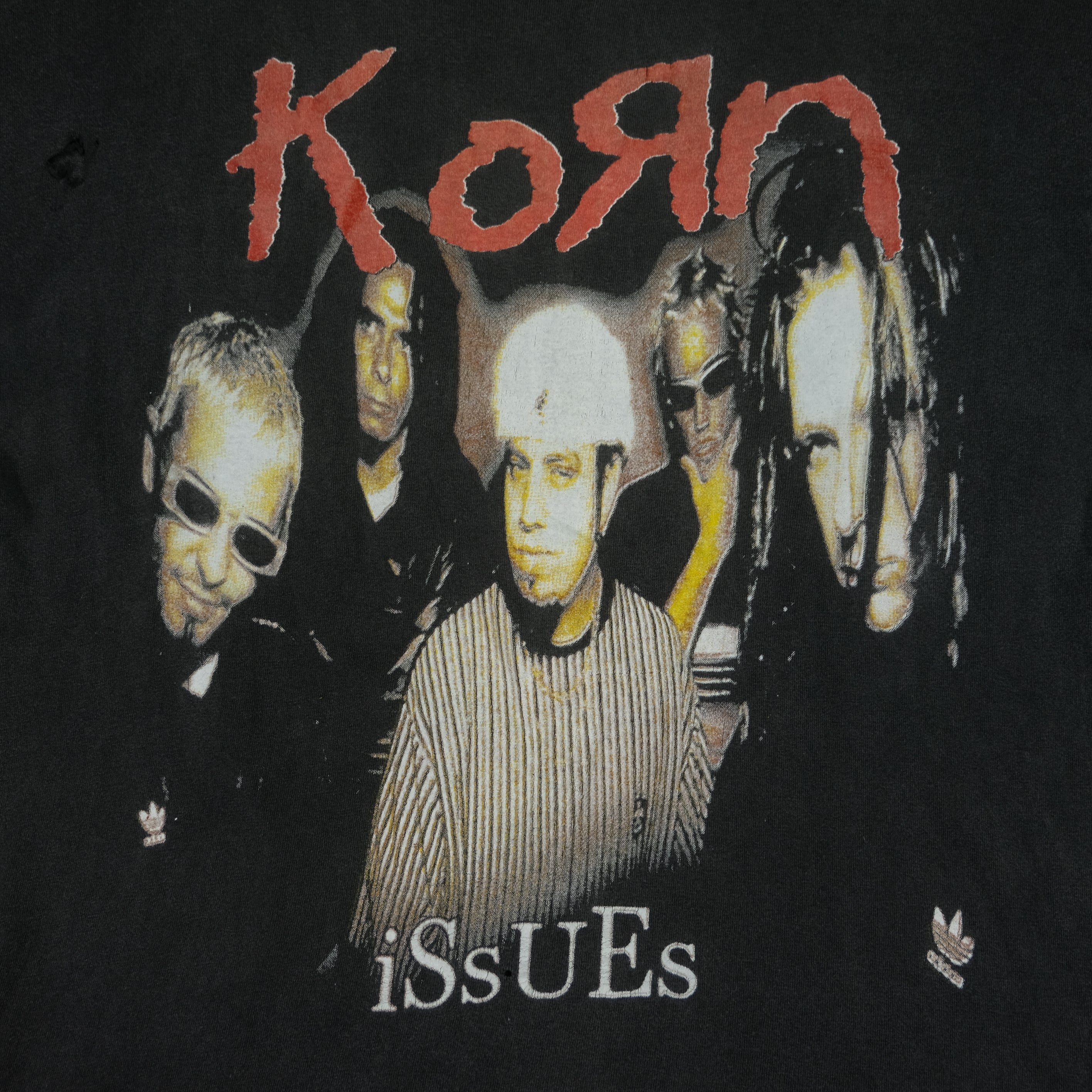 Vintage Korn Issues 1999 Album Tour Long Sleeve T Shirt 90s Black - Image 3