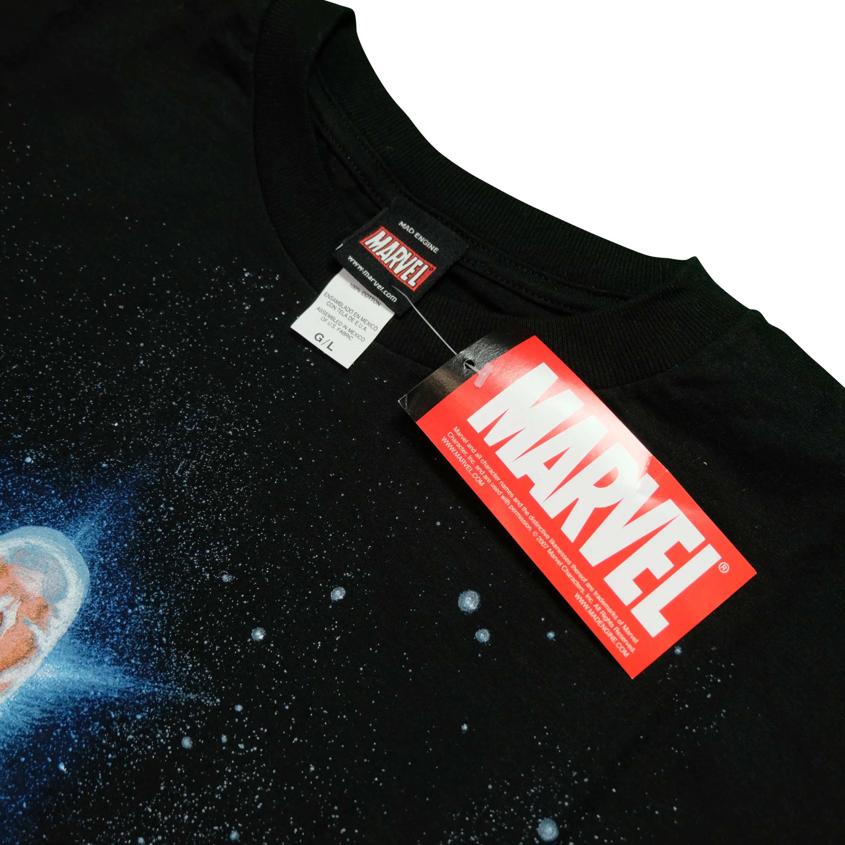 Vintage MAD ENGINE Marvel Comics Silver Surfer T Shirt 2000s Black NWT L - Image 4